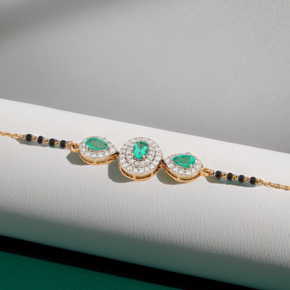 0.89 Carat Lab-Grown Diamond Bracelet with Colour Stones for Women - view 1