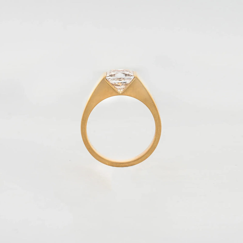 Aveline Princess-Cut Lab-Grown Diamond Solitaire Ring - view 2