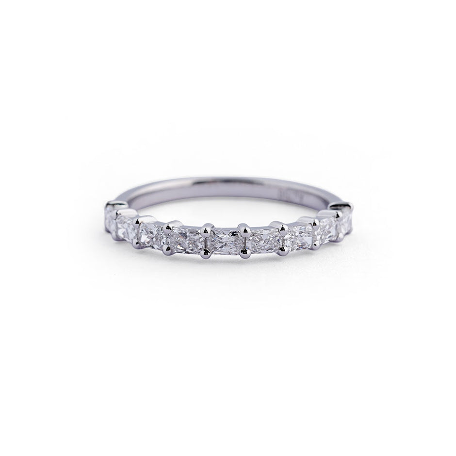 Classic Radiant Lab-Grown Diamond Band - front view