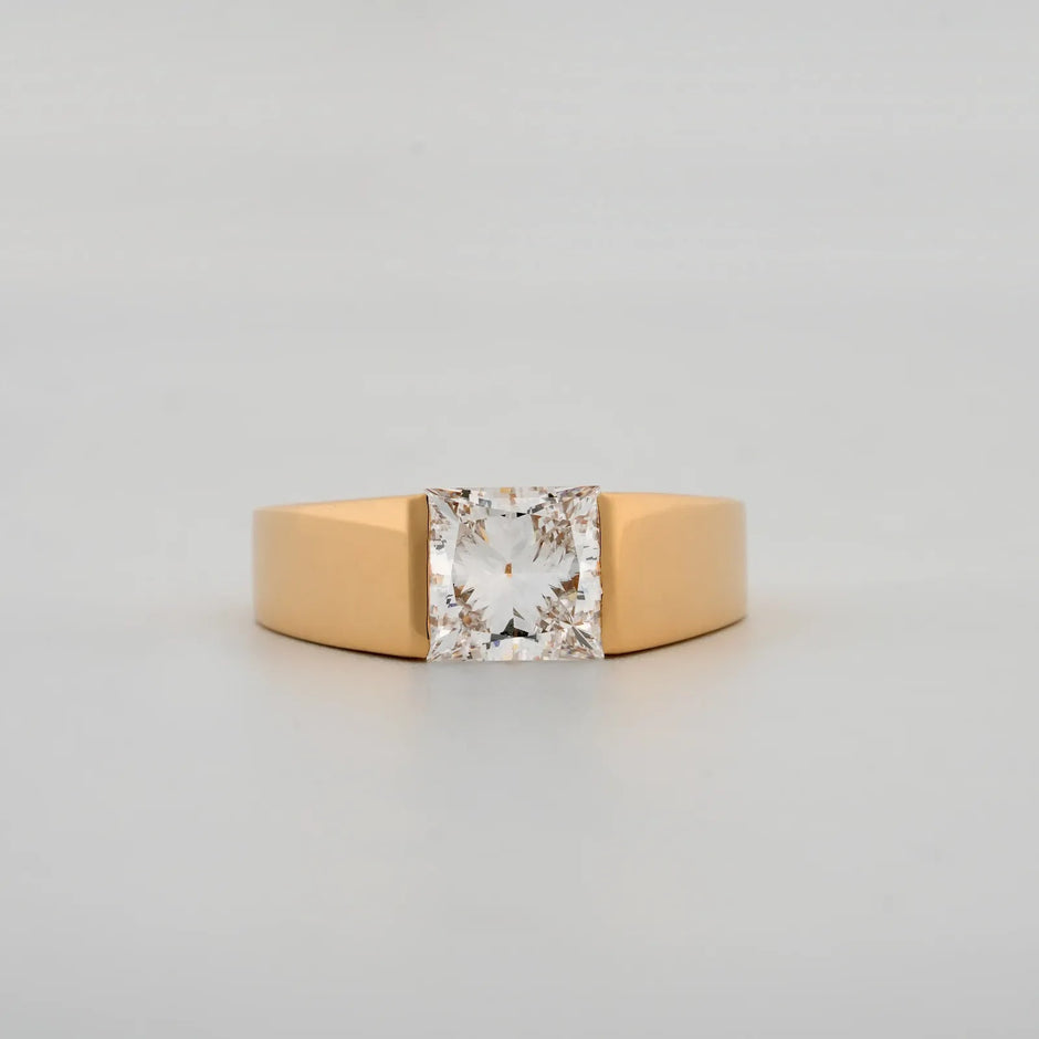 Aveline Princess-Cut Lab-Grown Diamond Solitaire Ring - view 1