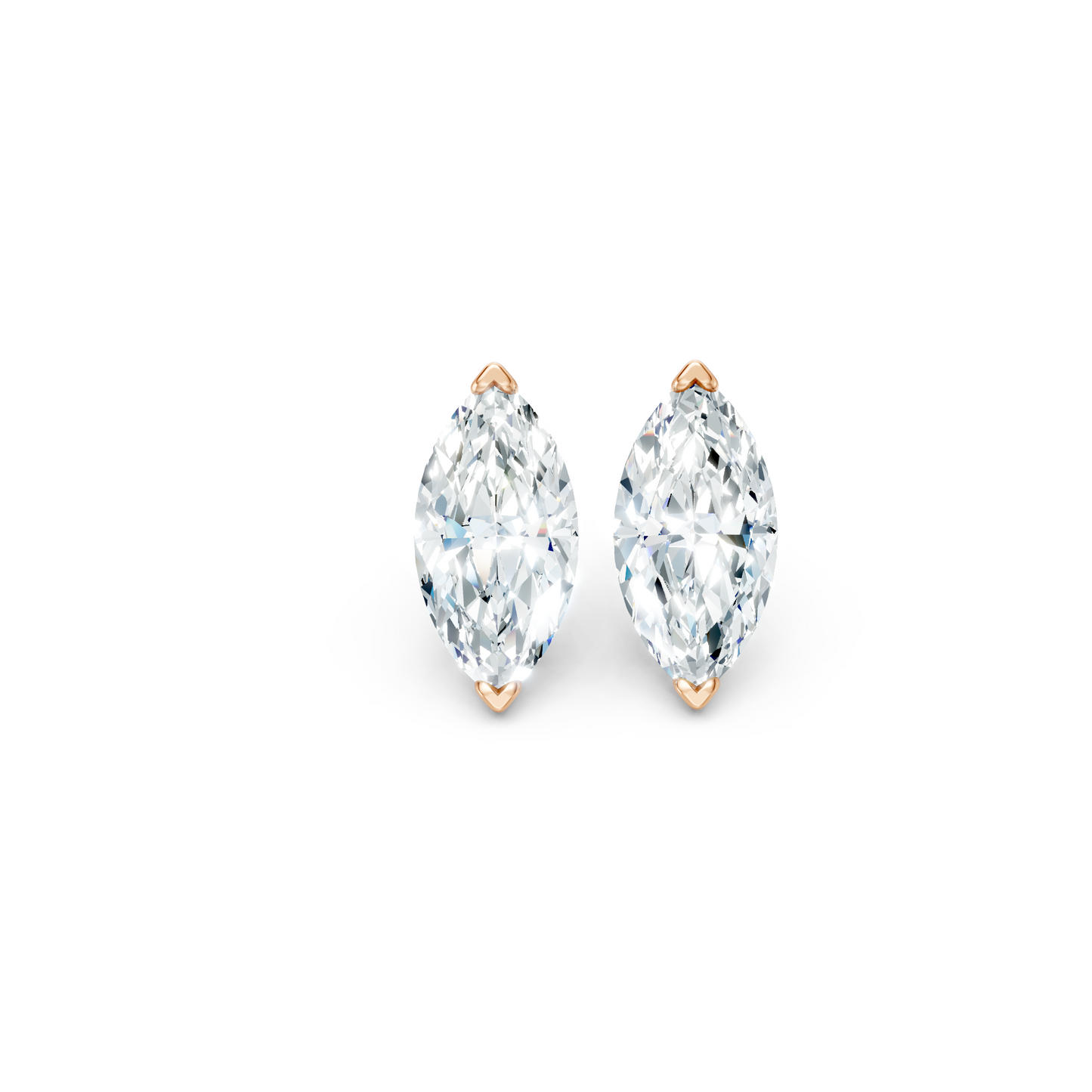 Classic Blissful Solitaire Lab Diamond Martini Studs Earrings