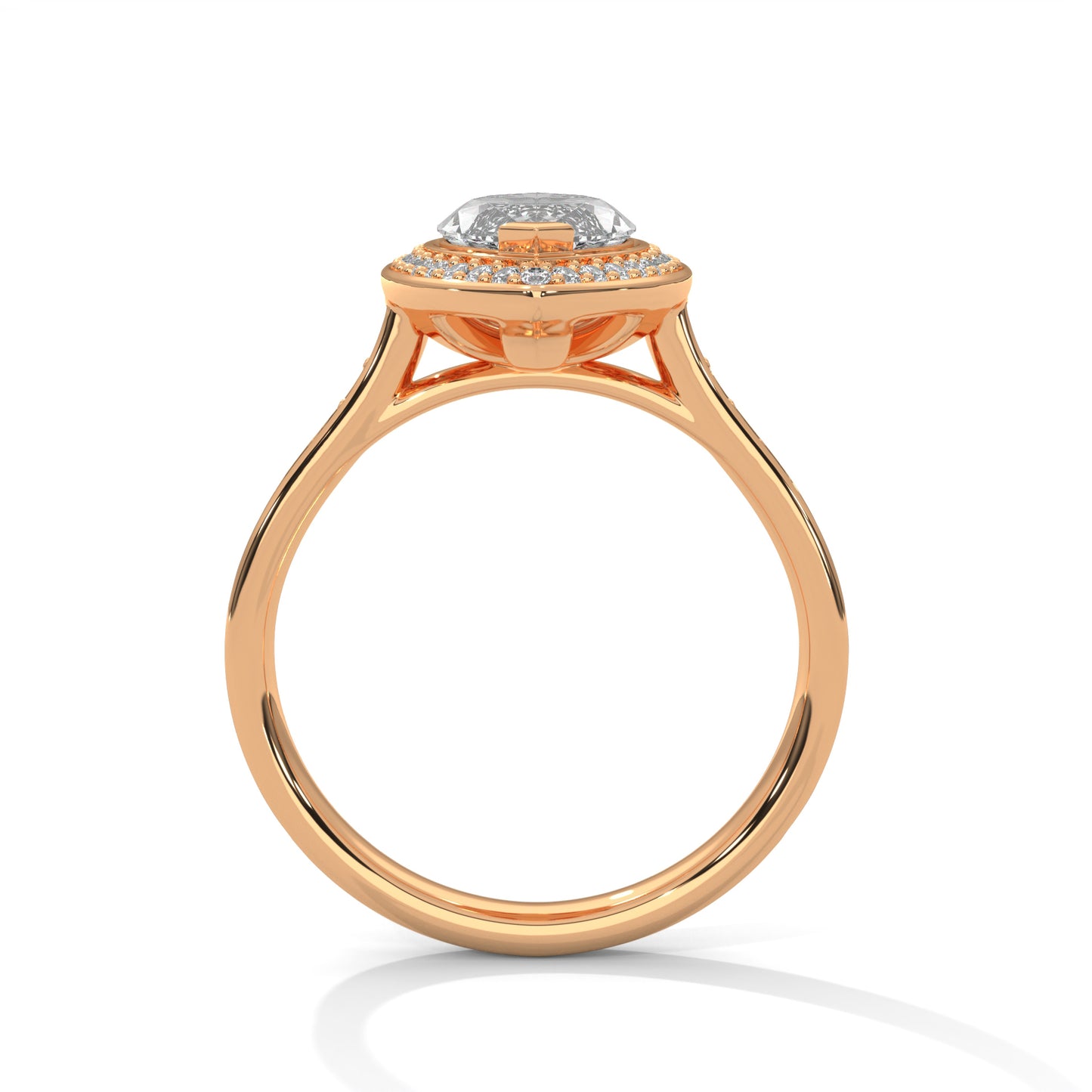 2 Carat Marquise Cut Lab Grown Diamond Sleek Ring Gifts For Special Women
