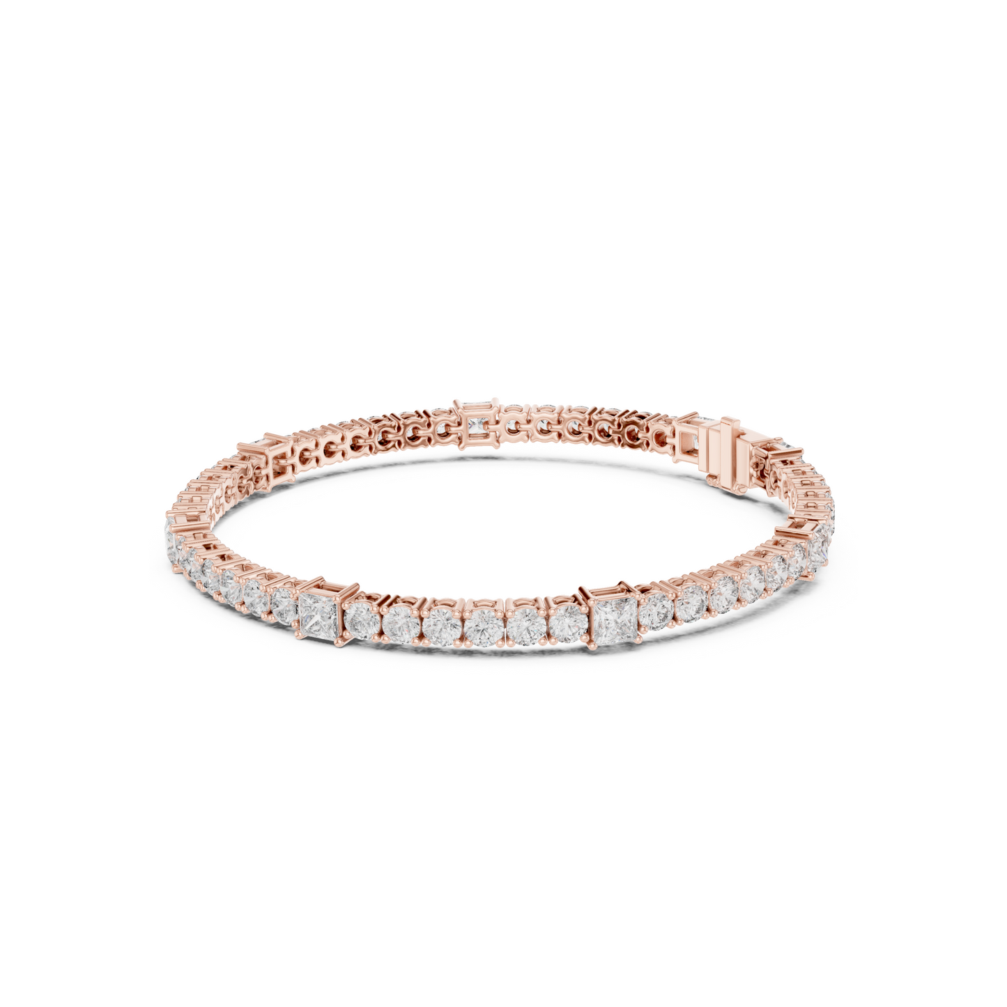 Crown of Success Lab Diamond Tennis Bracelet – Graduation Gift for Princess