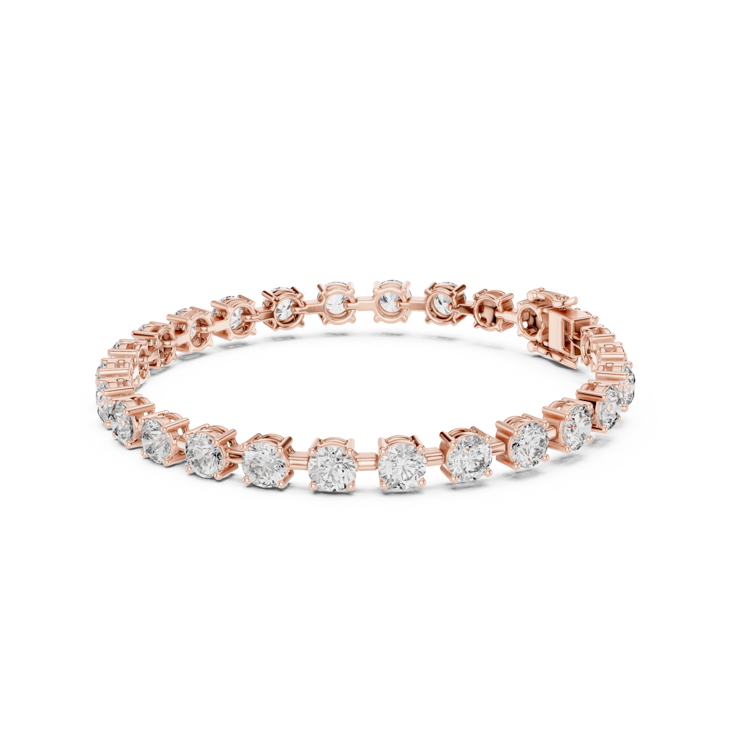 TechChic Lab Diamond Tennis Bracelet for Modern Women & Working Teens