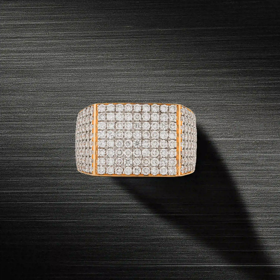 Pavé Diamond Statement Band - front view