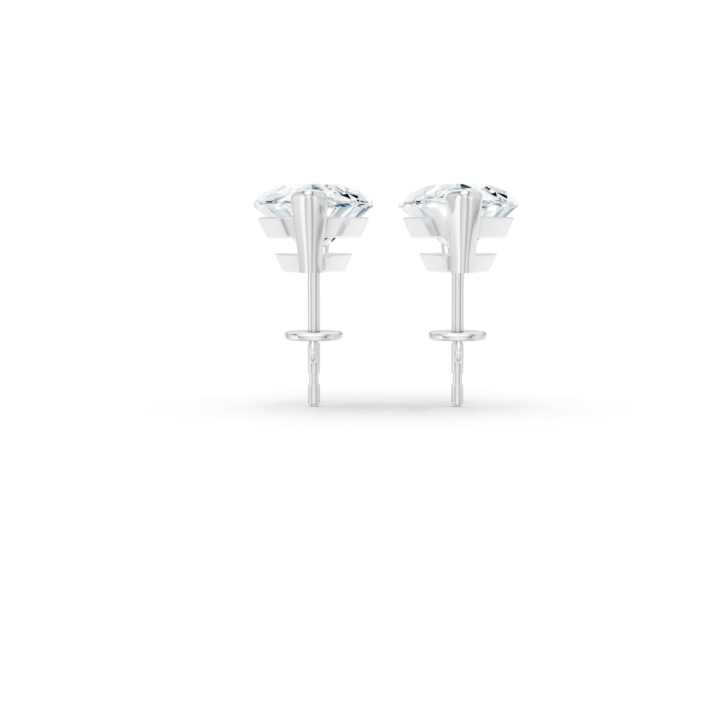 Classic Blissful Solitaire Lab Diamond Martini Studs Earrings