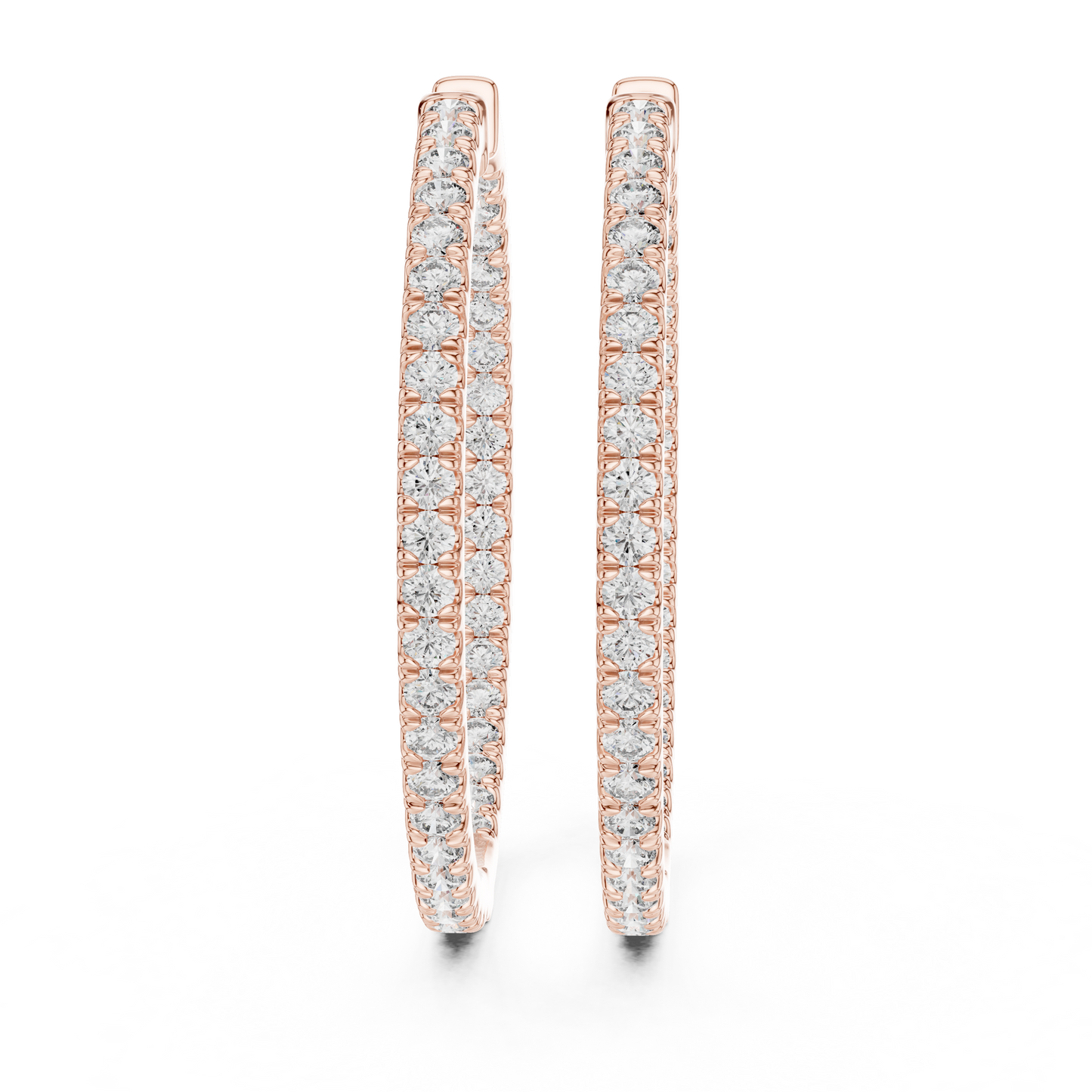 EverGlow – Lab Created Diamond Hoop Earrings for Women