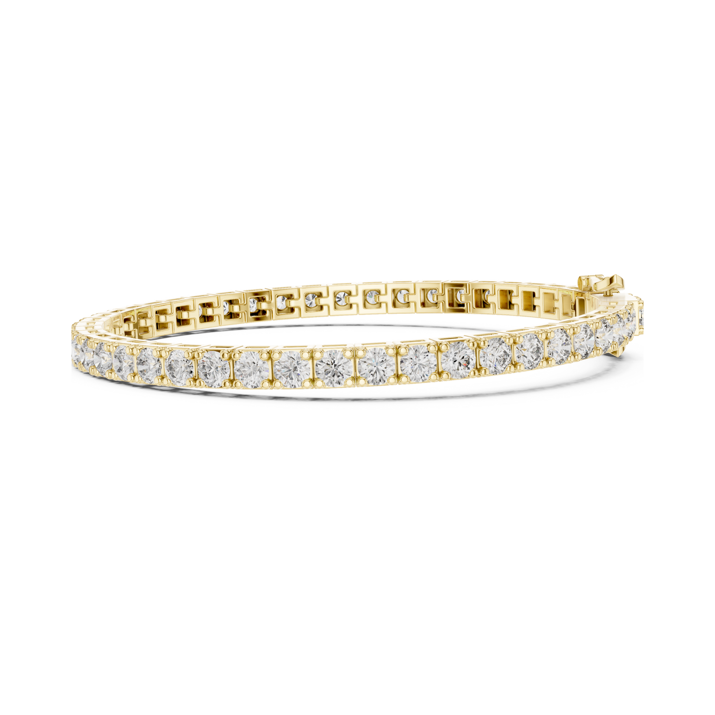 Eternal Brilliance Lab Diamond Tennis Bracelet – Round Cut Elegance For Working Professionals
