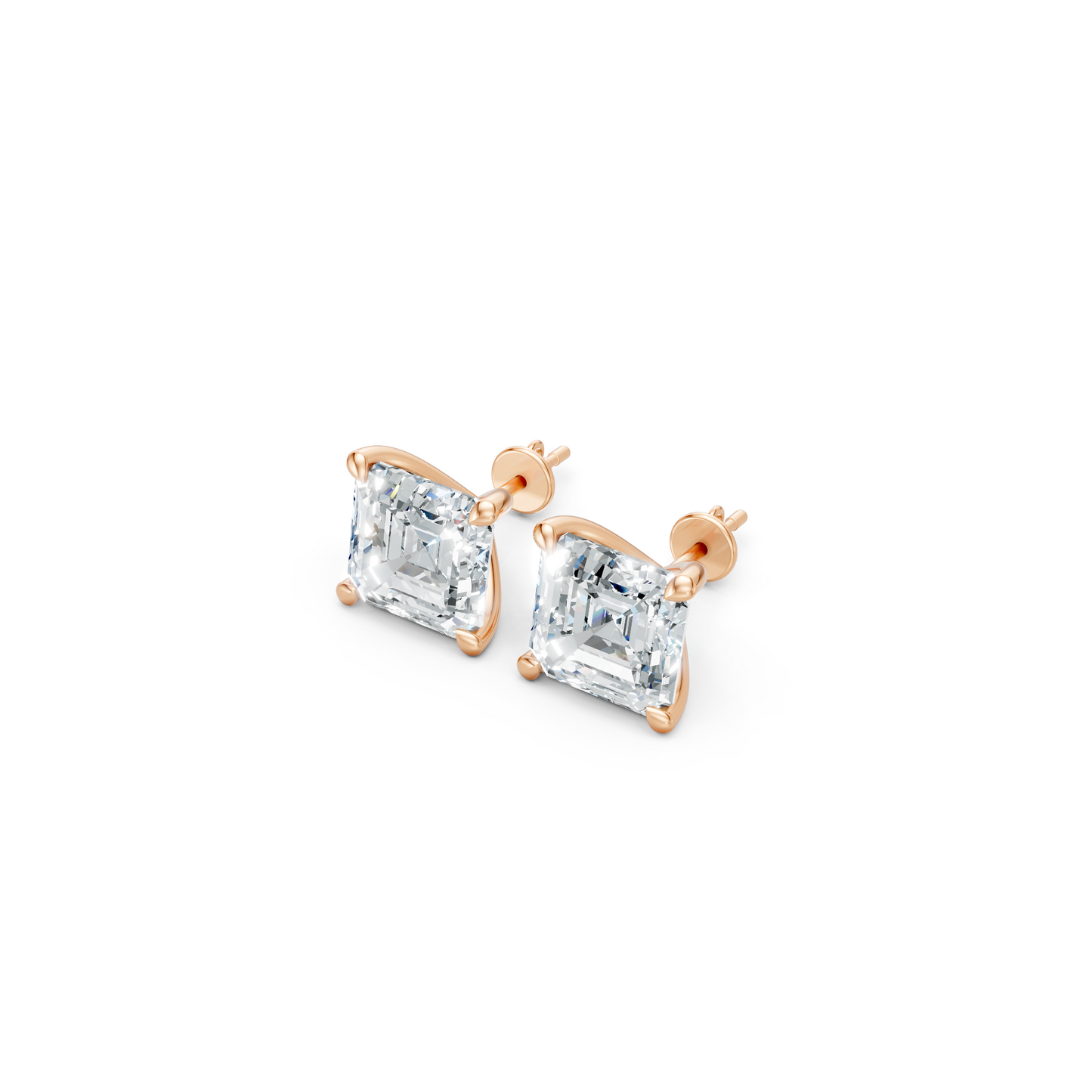 Classic Blissful Solitaire Lab Diamond Martini Studs Earrings