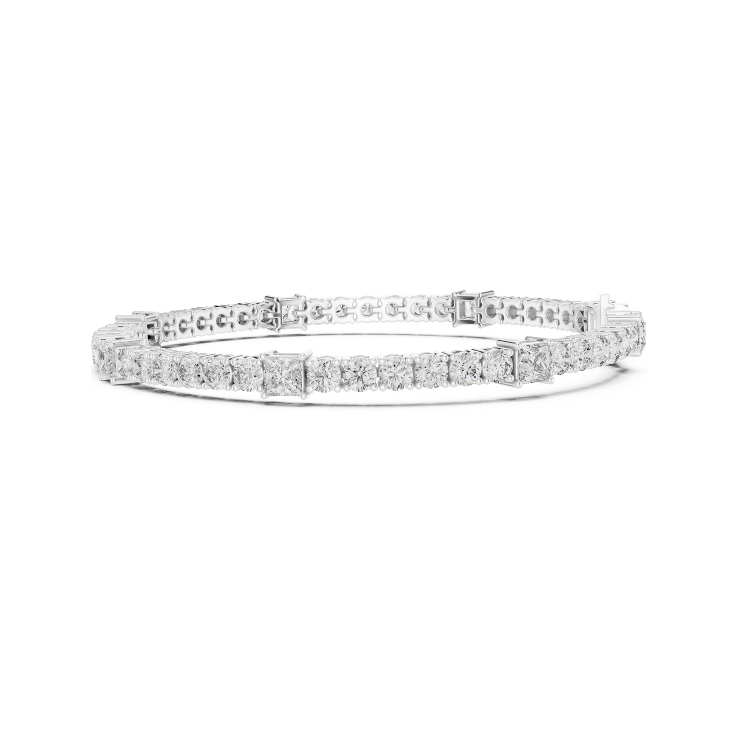 Crown of Success Lab Diamond Tennis Bracelet – Graduation Gift for Princess