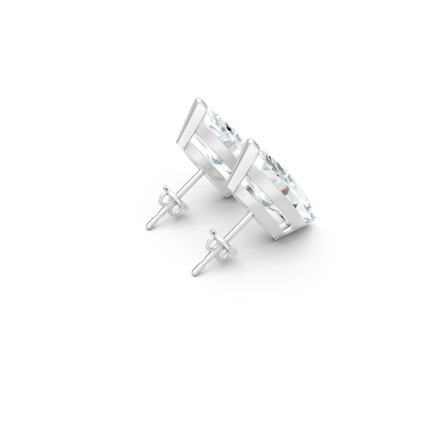 Classic Blissful Solitaire Lab Diamond Martini Studs Earrings