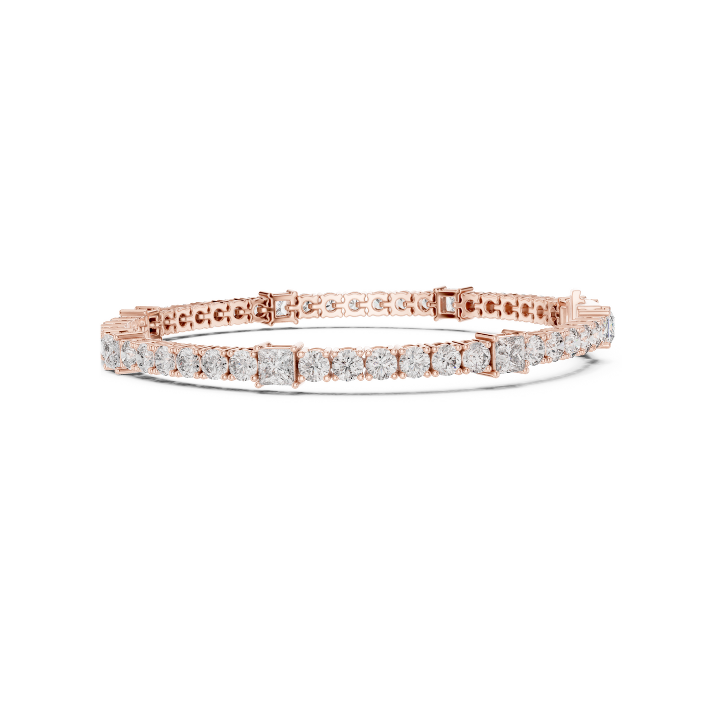 Crown of Success Lab Diamond Tennis Bracelet – Graduation Gift for Princess
