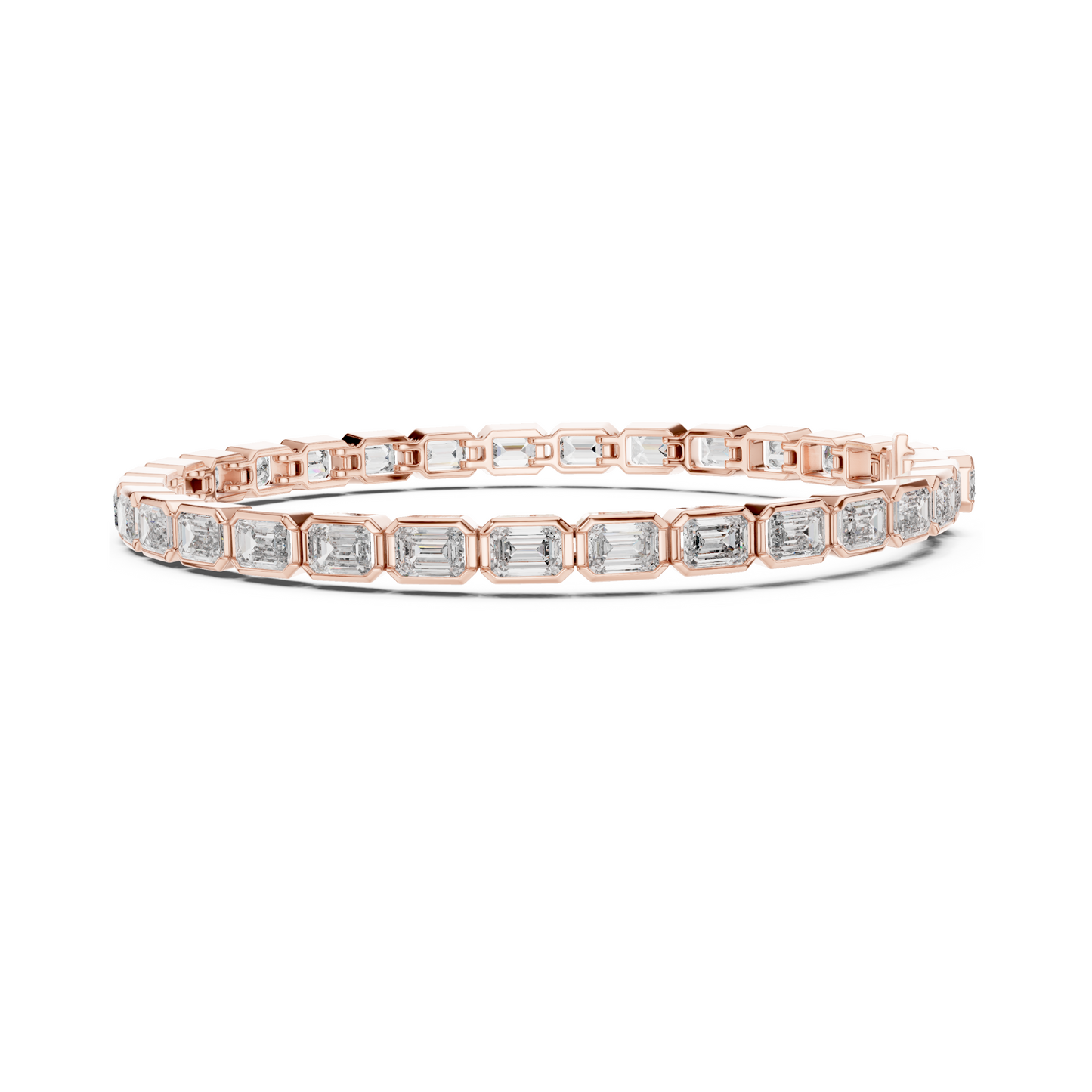 Lustro Grace Emerald Lab Diamond Tennis Bracelet For Special Occasion