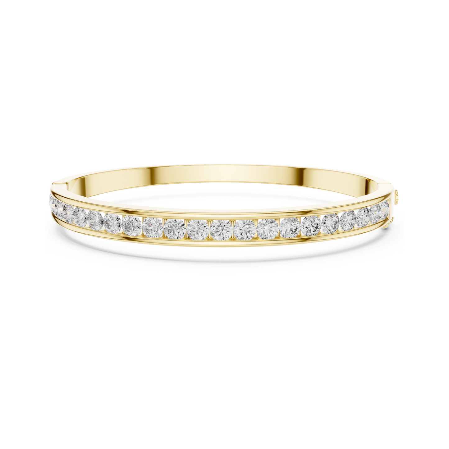 The Pretty Glowing Lab Diamond Bangle for Fashionable Women & Gifting