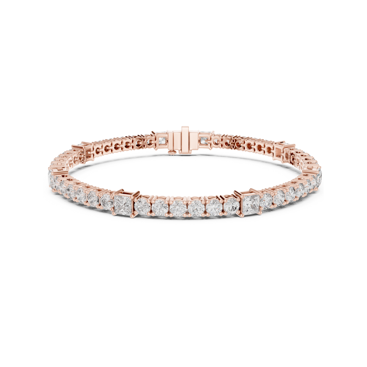 Crown of Success Lab Diamond Tennis Bracelet – Graduation Gift for Princess