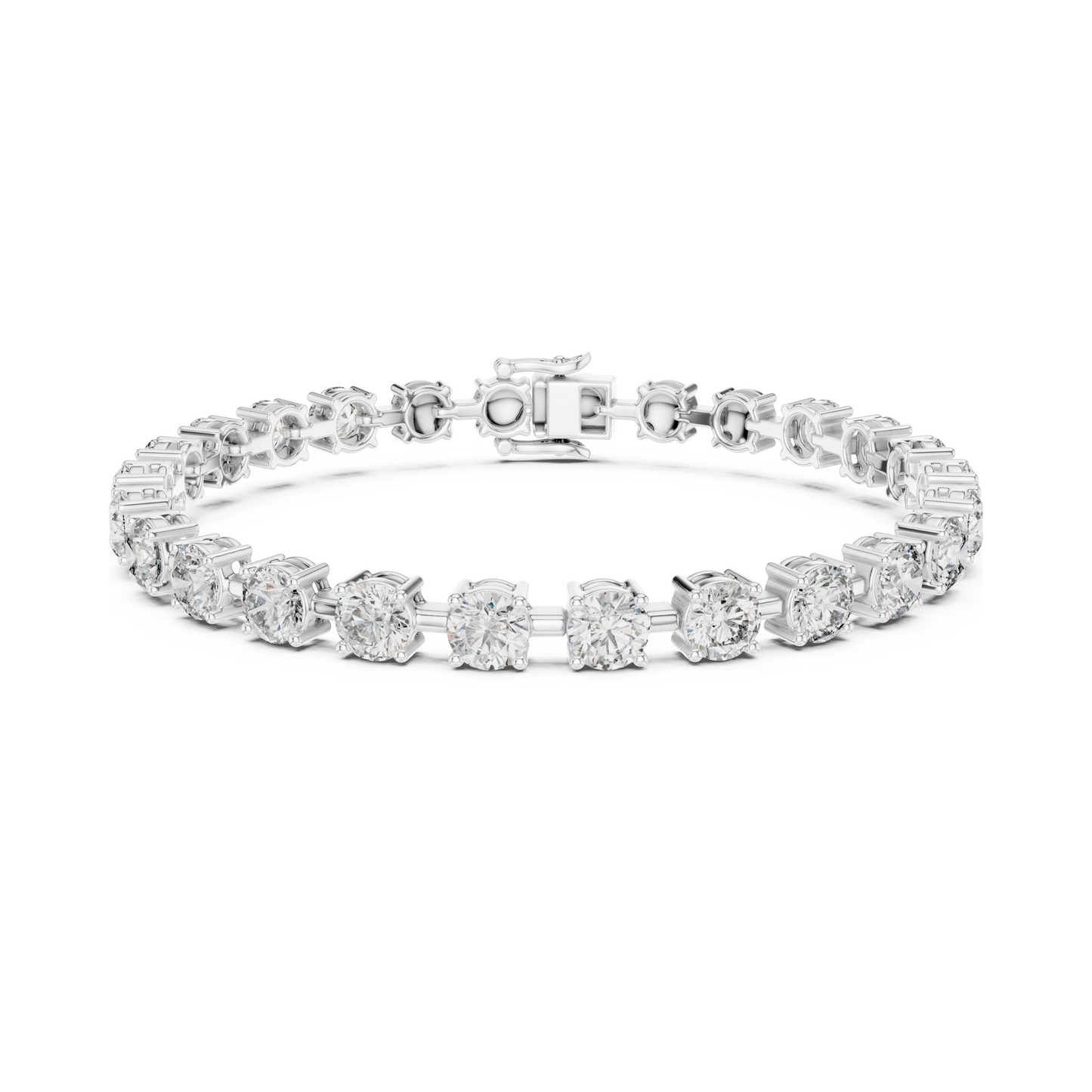 TechChic Lab Diamond Tennis Bracelet for Modern Women & Working Teens