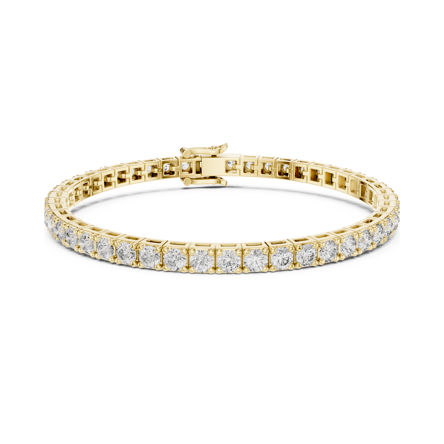 Eternal Brilliance Lab Diamond Tennis Bracelet – Round Cut Elegance For Working Professionals