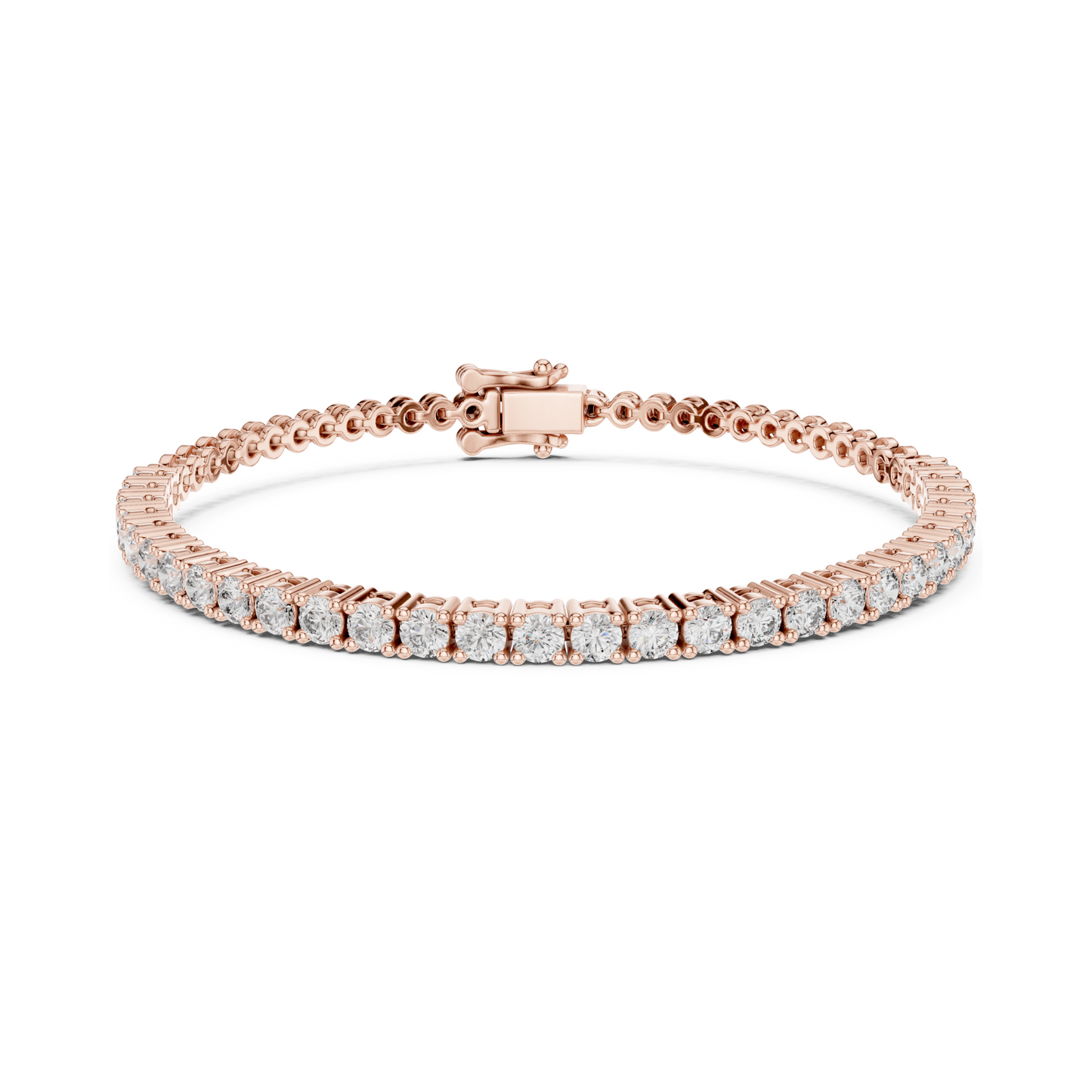 Signature Luxury Lab Diamond Tennis Bracelet for Women | Contemporary Round Cut Sparkling Bracelet for Brides, Corporate Gifts & Anniversary