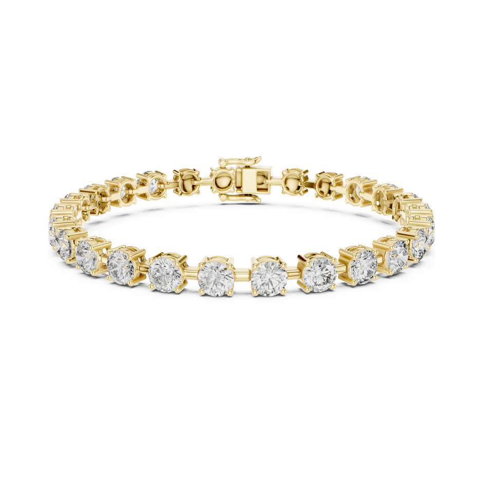 TechChic Lab Diamond Tennis Bracelet for Modern Women & Working Teens