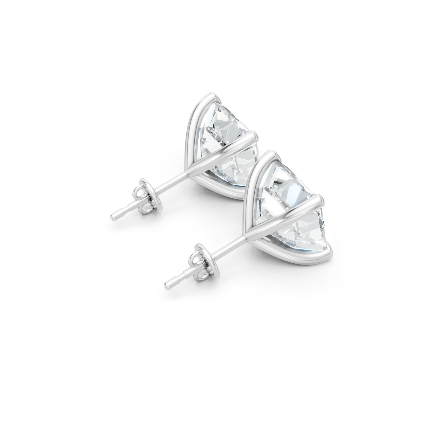Classic Blissful Solitaire Lab Diamond Martini Studs Earrings
