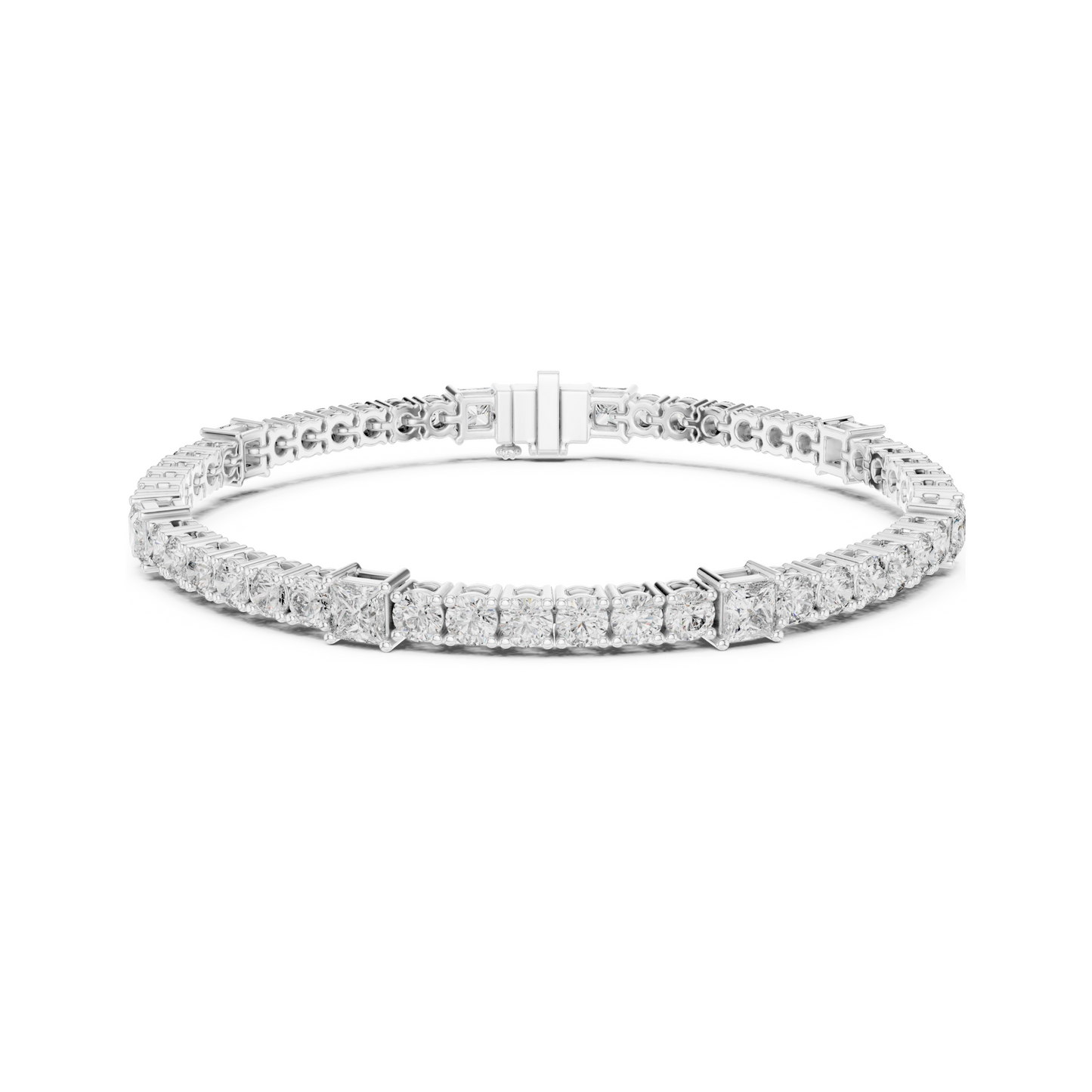 Crown of Success Lab Diamond Tennis Bracelet – Graduation Gift for Princess