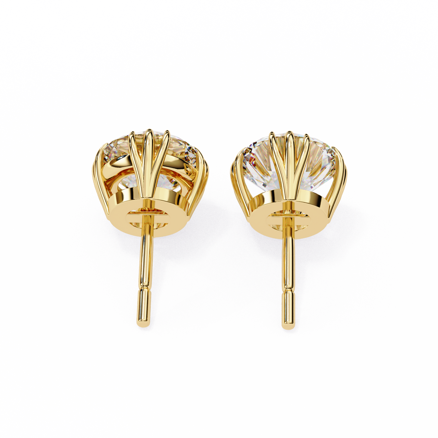 1.5 Carat Lab Diamonds Stud Earrings For Women