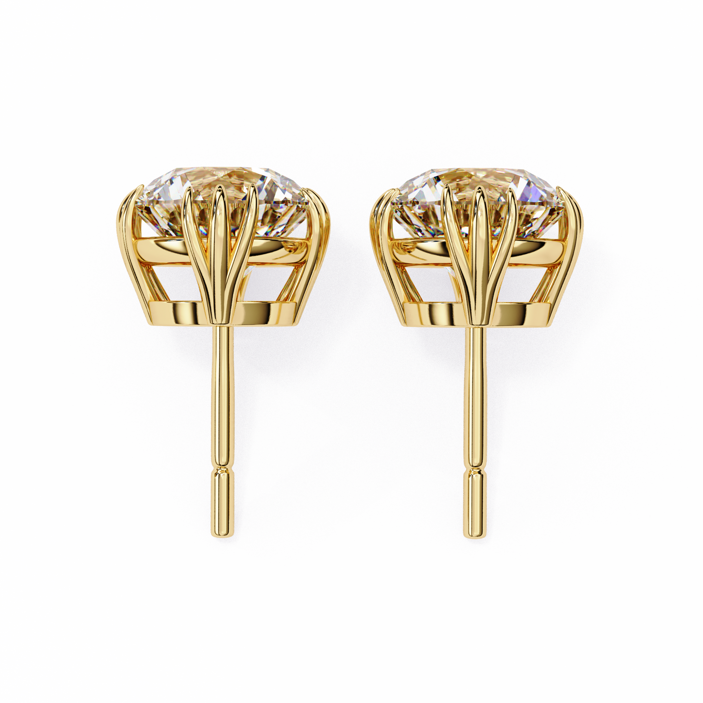 1.5 Carat Lab Diamonds Stud Earrings For Women