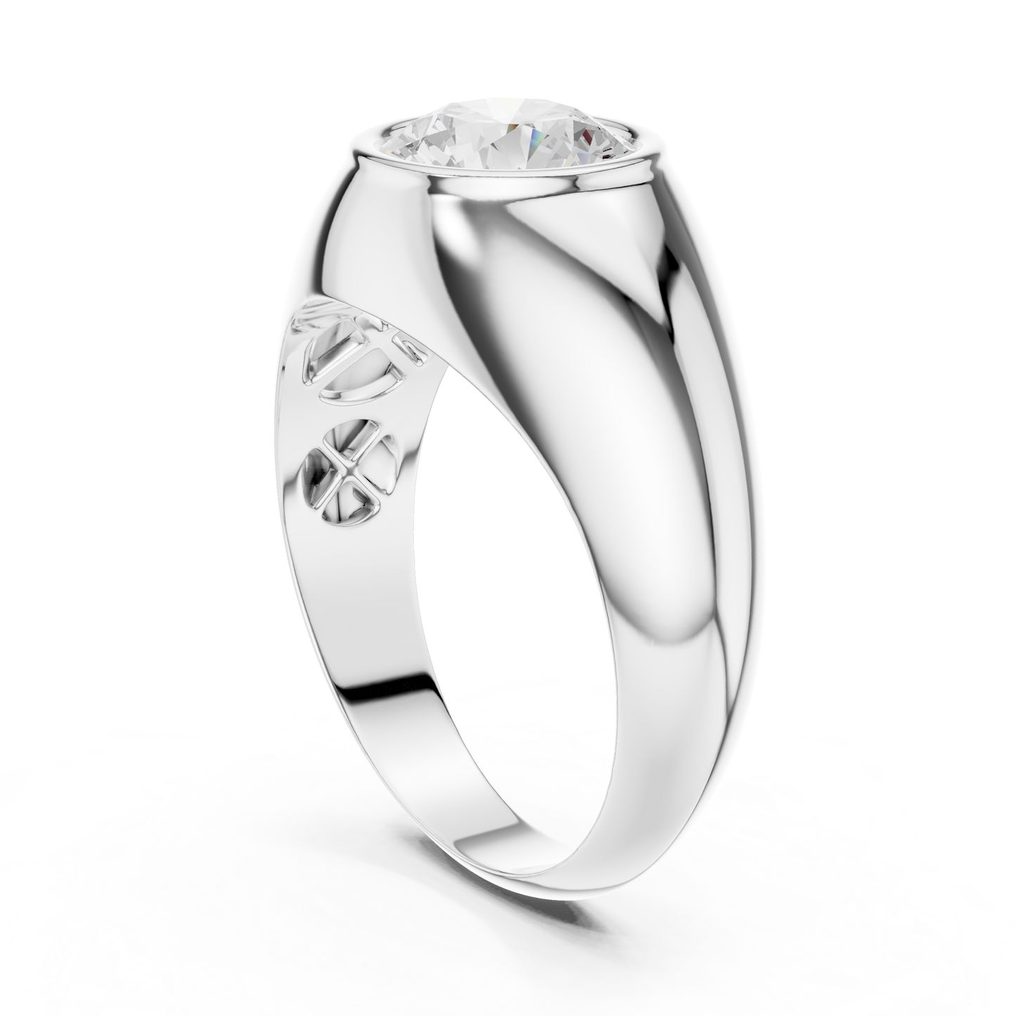 Sacred Strength – 2 Carat Lab Diamond Wedding Ring for Men