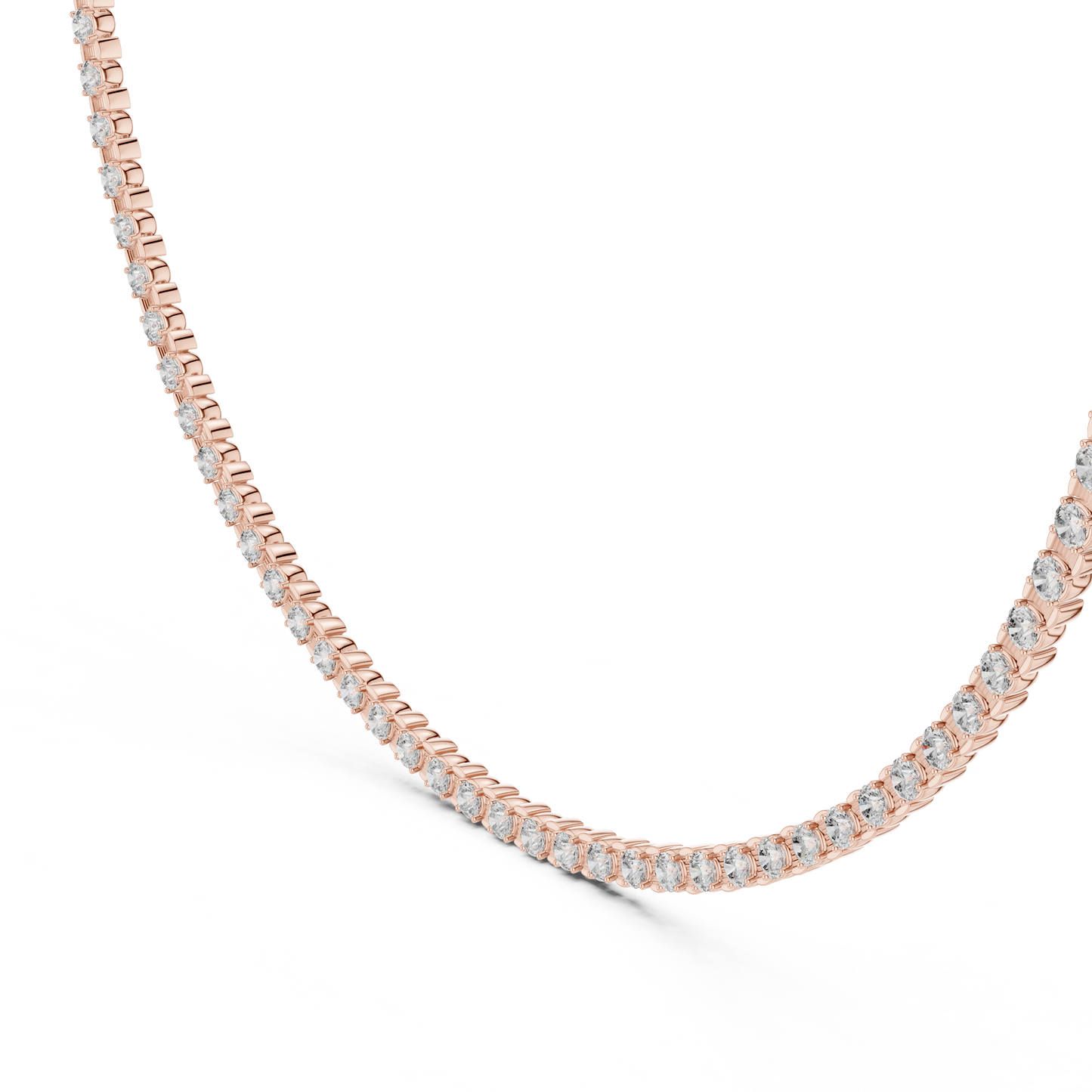 Aurora Spark - Elegant Lab Diamond Tennis Necklace