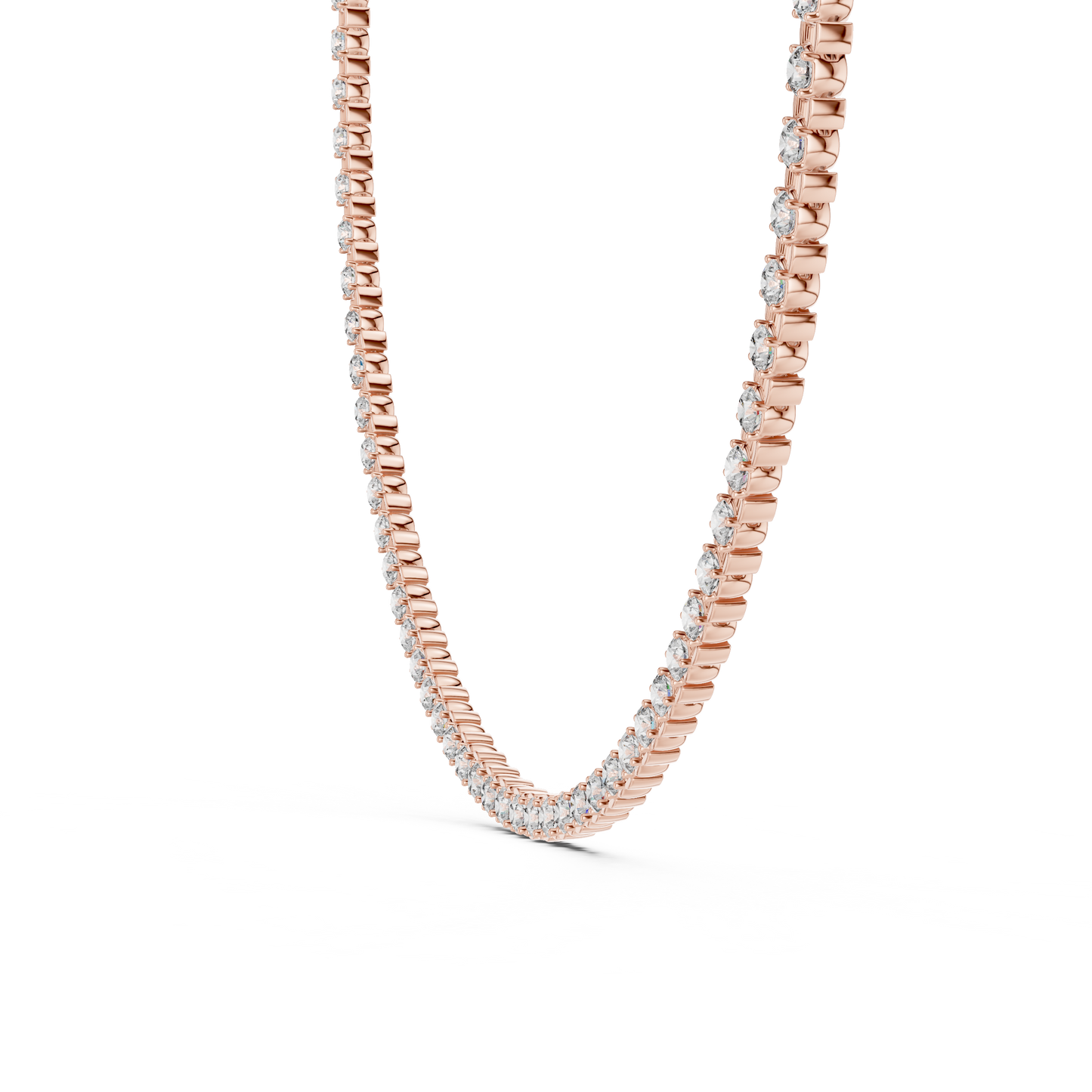 Aurora Spark - Elegant Lab Diamond Tennis Necklace