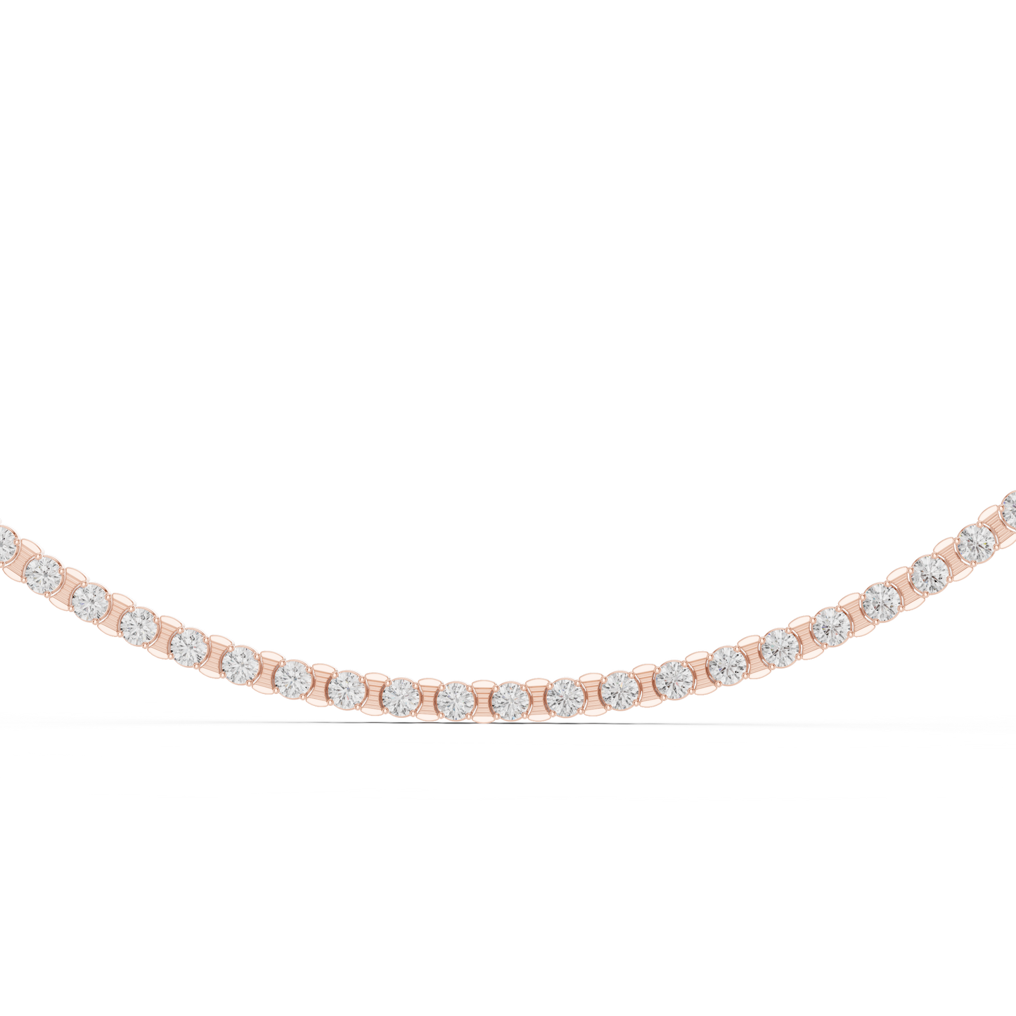 Aurora Spark - Elegant Lab Diamond Tennis Necklace