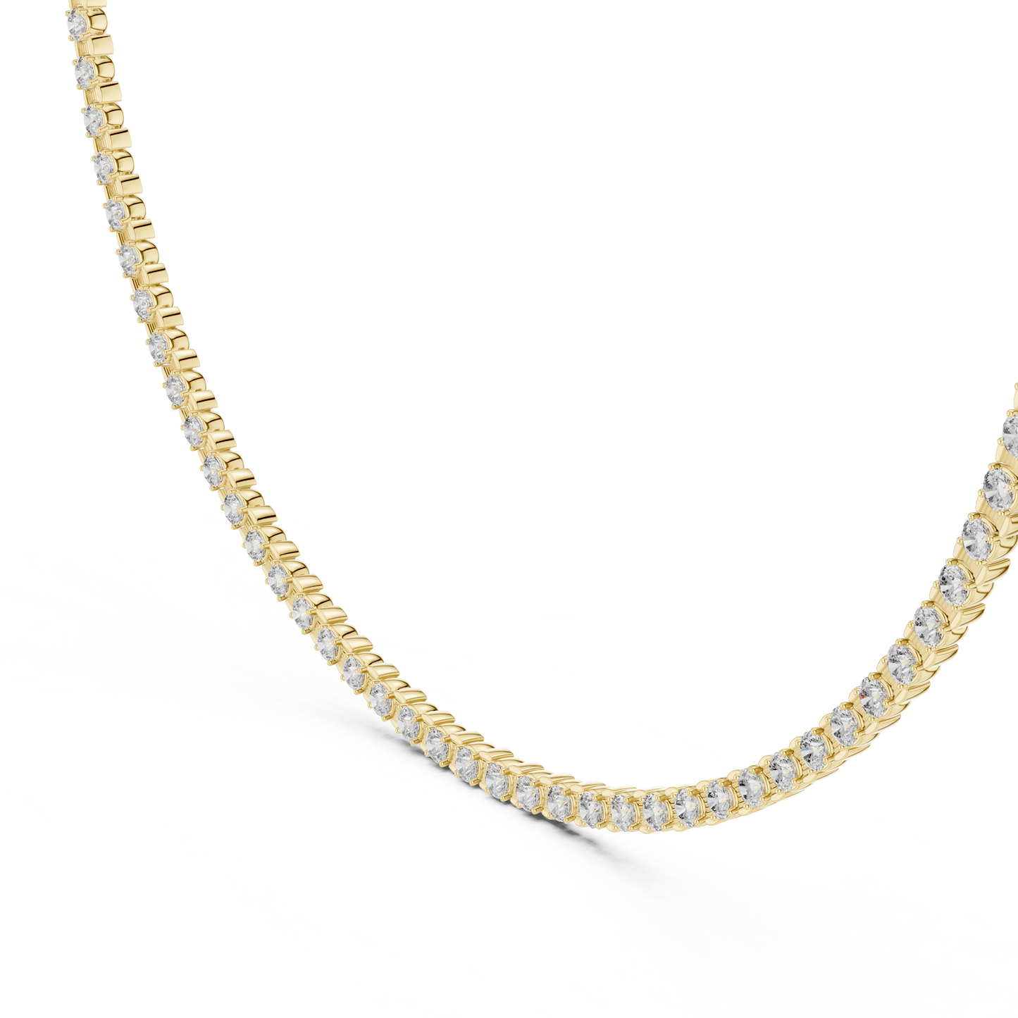 Aurora Spark - Elegant Lab Diamond Tennis Necklace