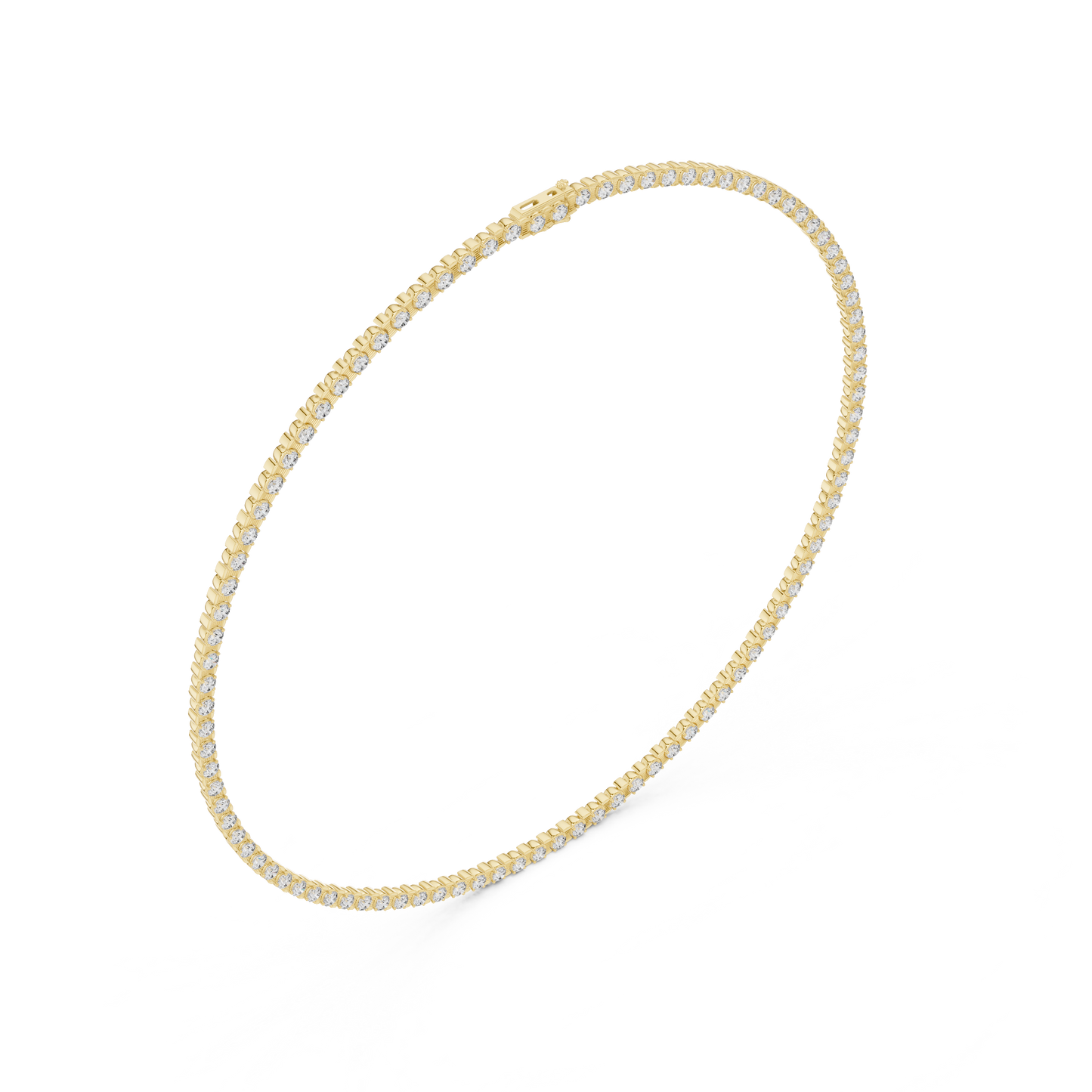 Aurora Spark - Elegant Lab Diamond Tennis Necklace