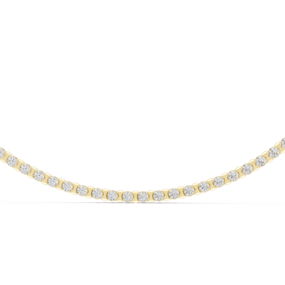 Aurora Spark - Elegant Lab Diamond Tennis Necklace