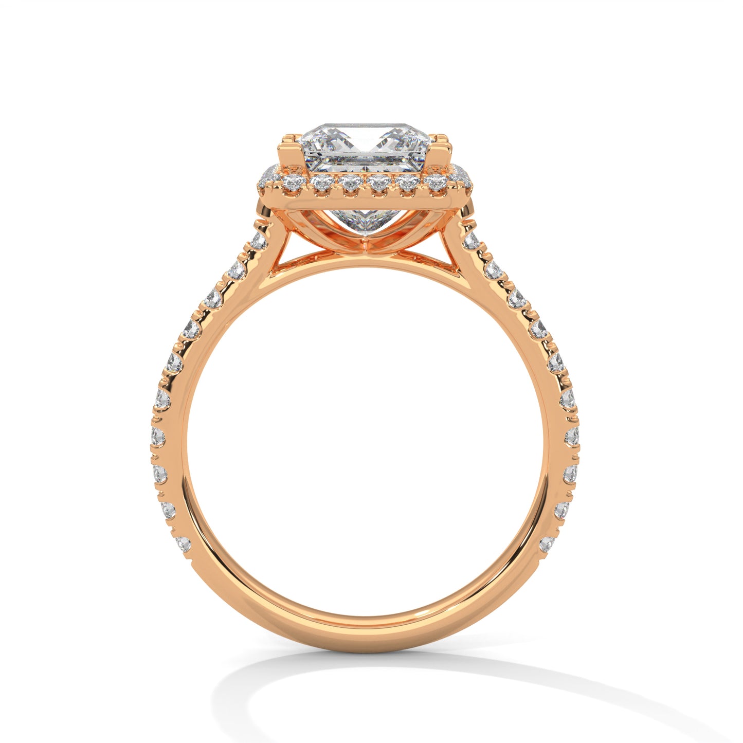 2 Carat Princess Cut Lab Grown Diamond Ring | Anniversary & Engagement Gifts for Women