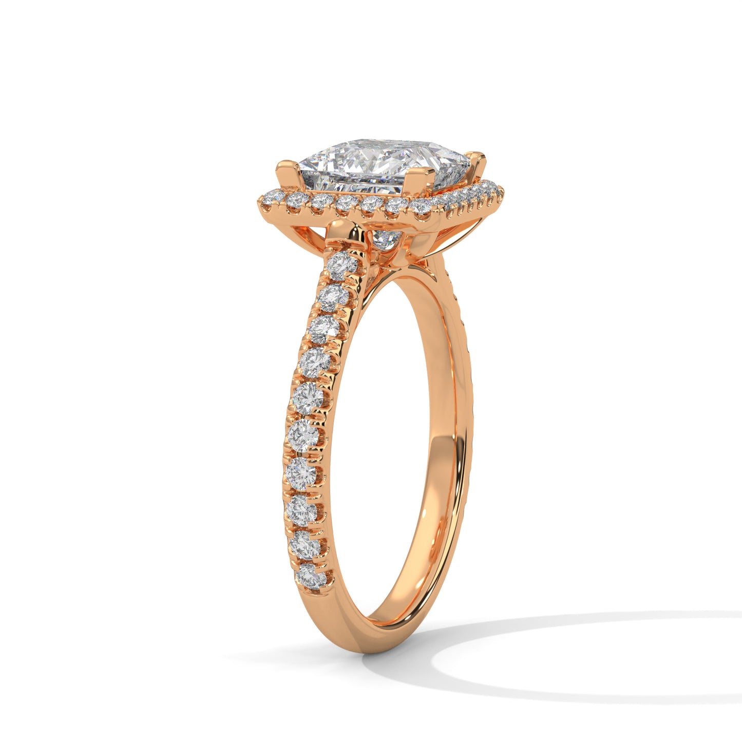 2 Carat Princess Cut Lab Grown Diamond Ring | Anniversary & Engagement Gifts for Women