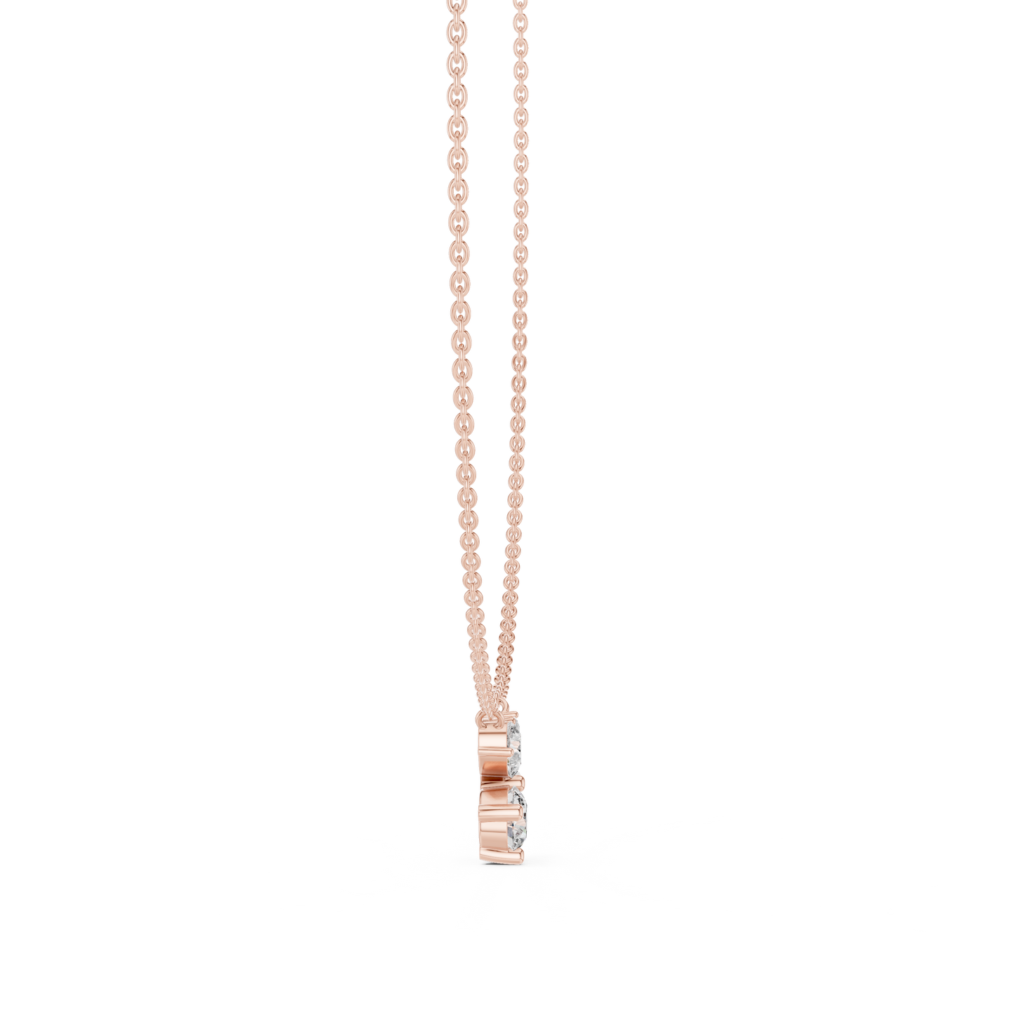 FloraLuxe Lab Diamond Pendant – Perfect Necklace For Teens & Women