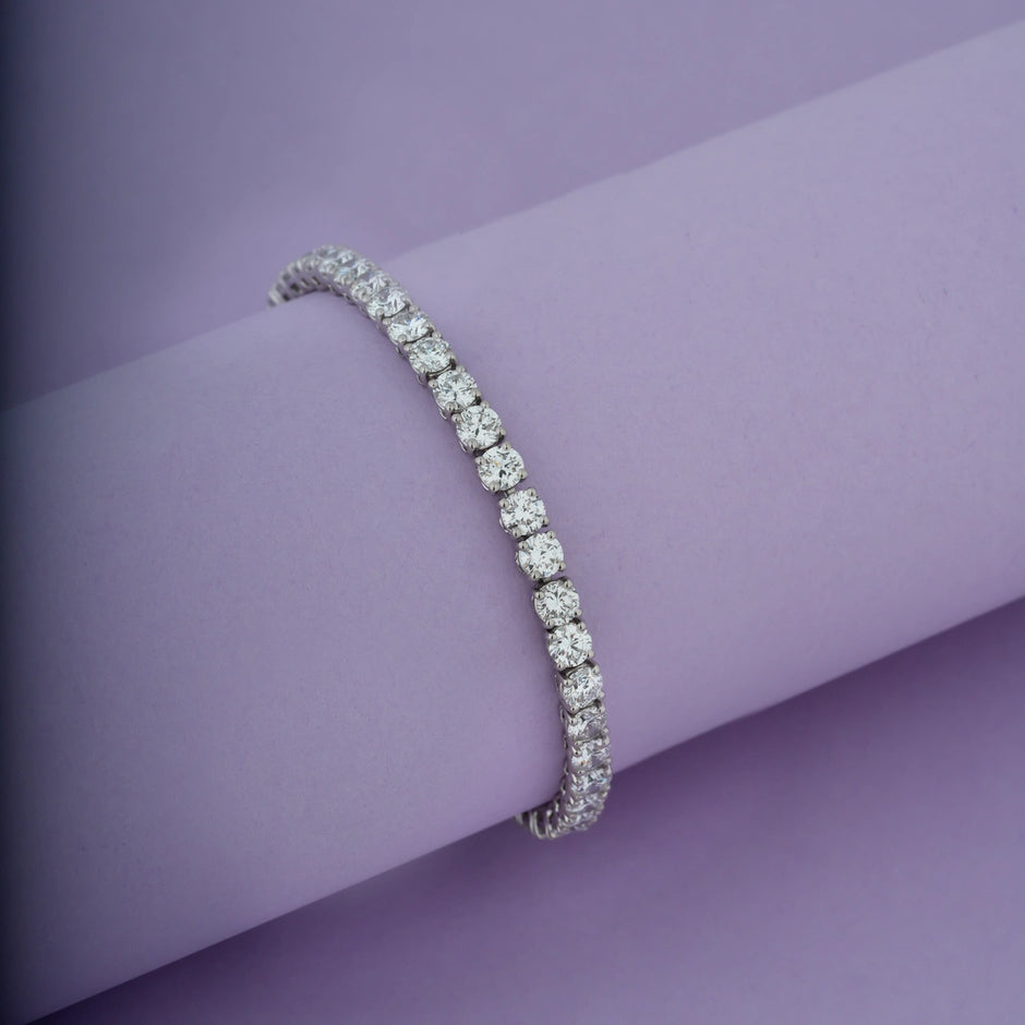 8.4 Carat Lab-Grown Diamond Bracelet for Women - view 1
