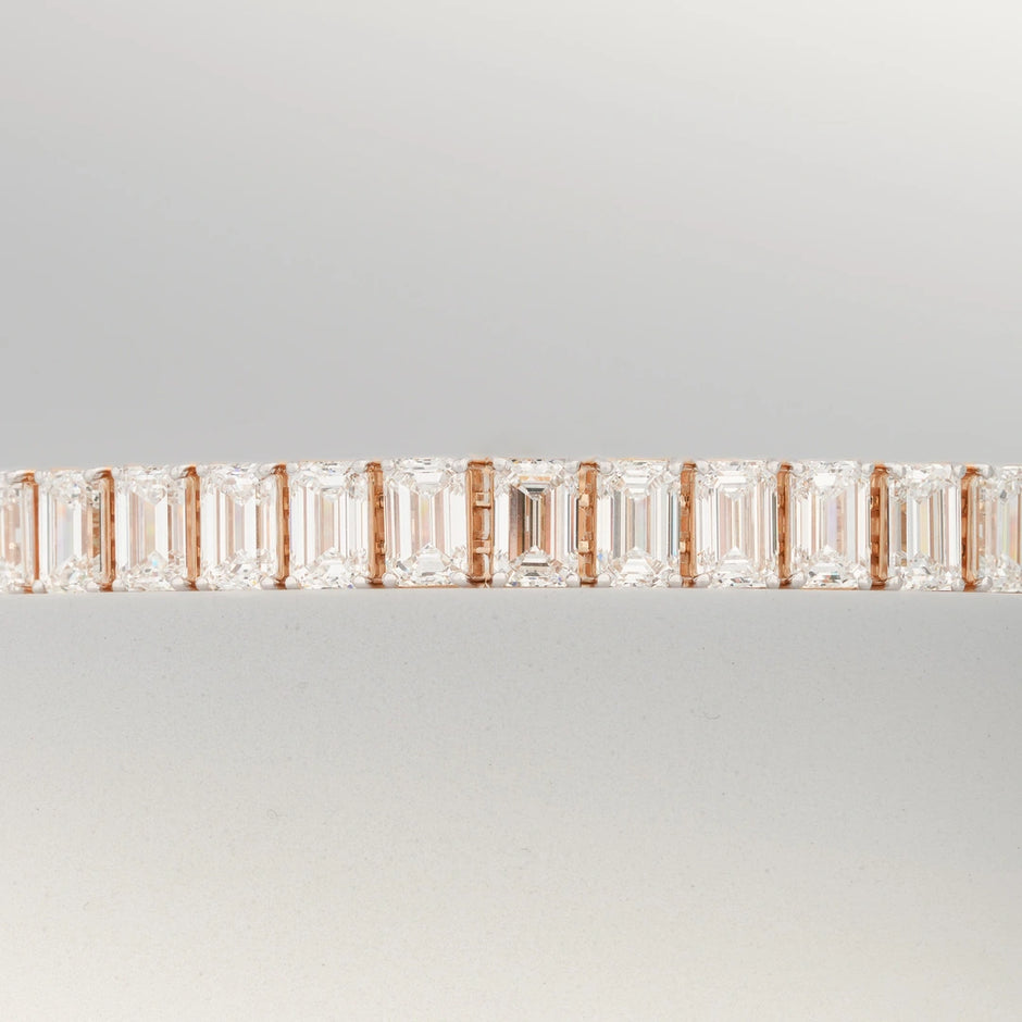 34.08 Carat Lab-Grown Diamond Bracelet for Women - view 3