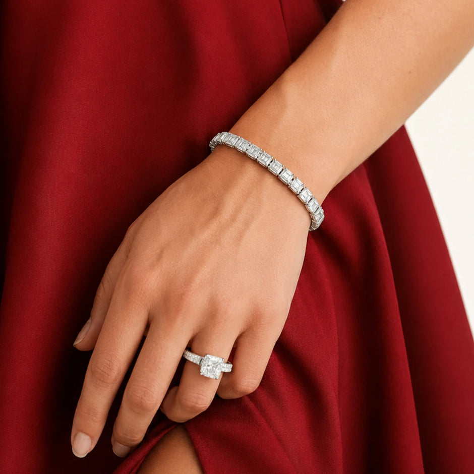 29.02 Carat Lab-Grown Diamond Bracelet for Women - view 3