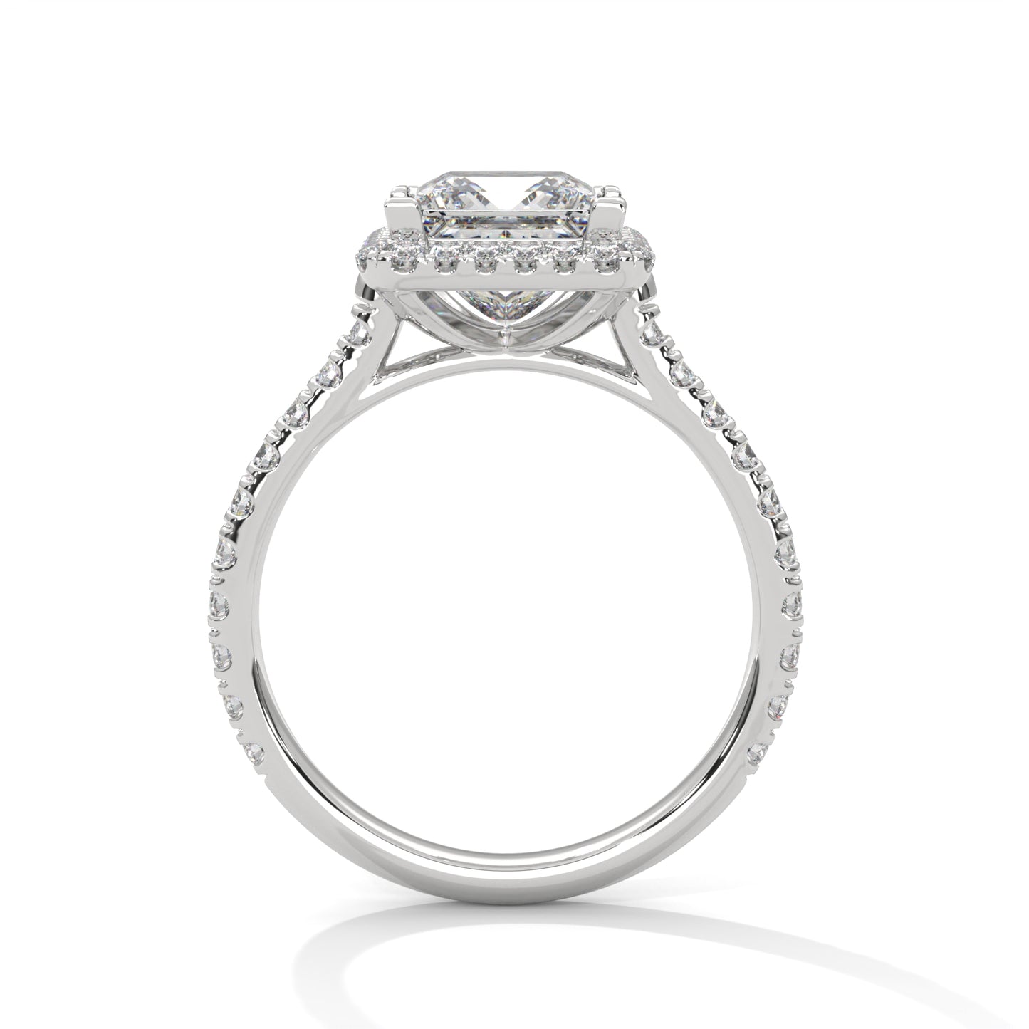 2 Carat Princess Cut Lab Grown Diamond Ring | Anniversary & Engagement Gifts for Women