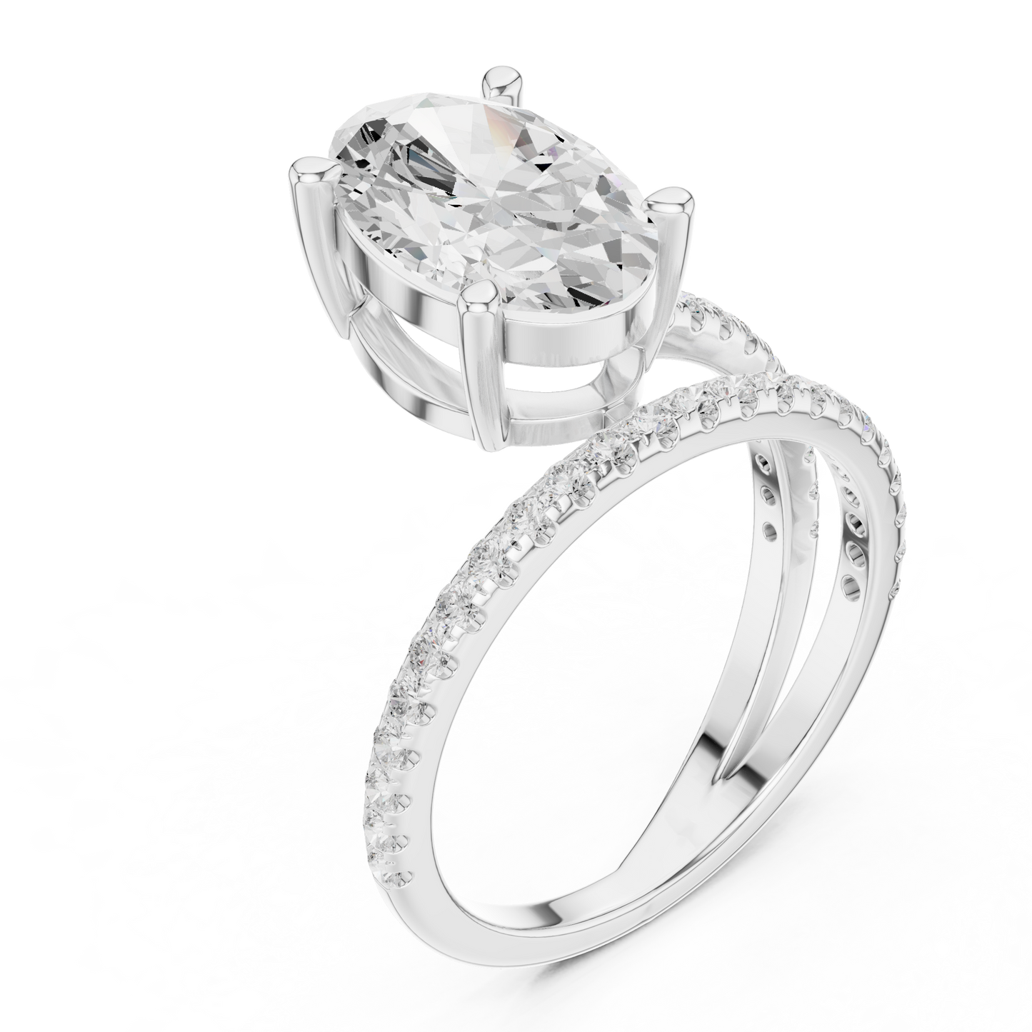 Symbol Of Togetherness 3 Carat Lab Grown Diamond Ring