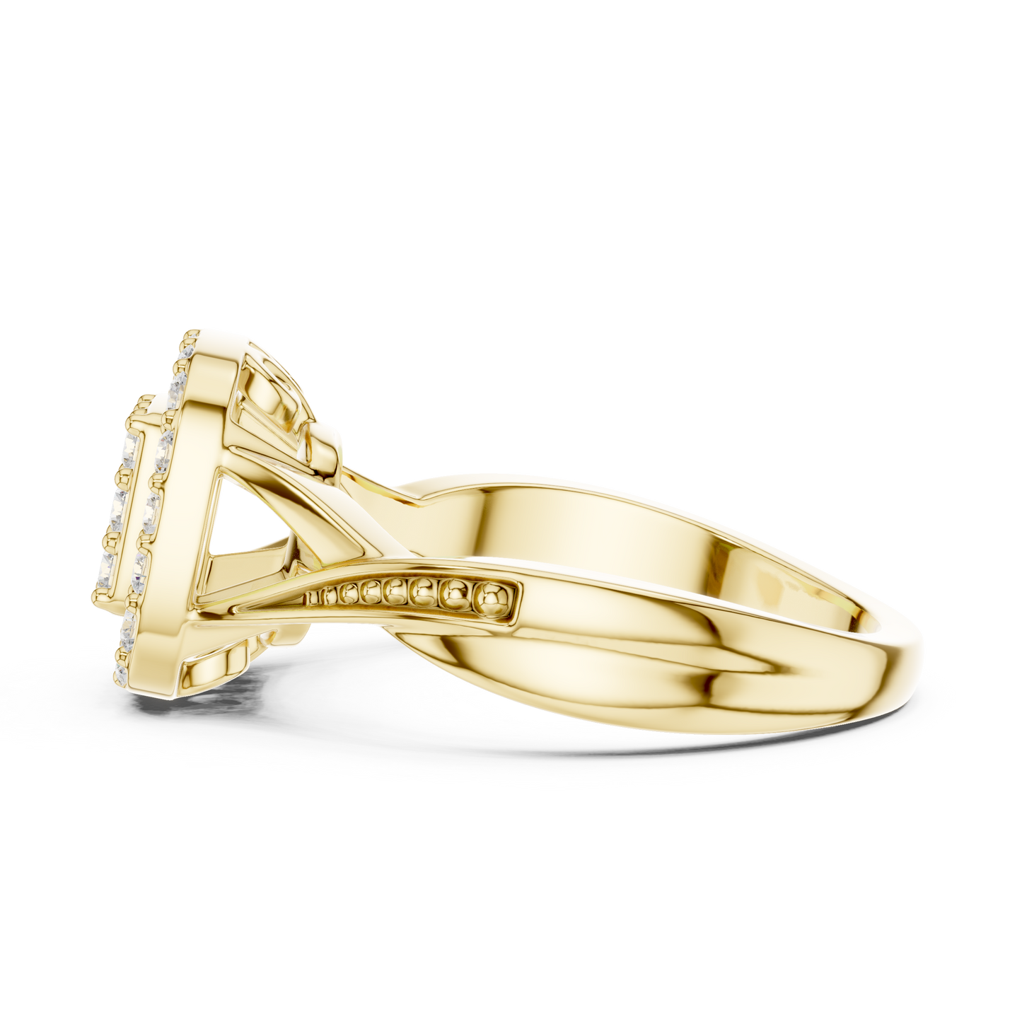 Queen’s Aura Lab Diamond Statement Halo Ring
