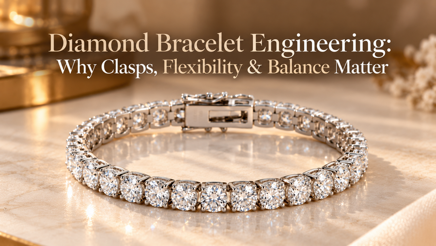 Diamond Bracelet Engineering: Why Clasps, Flexibility & Balance Matter