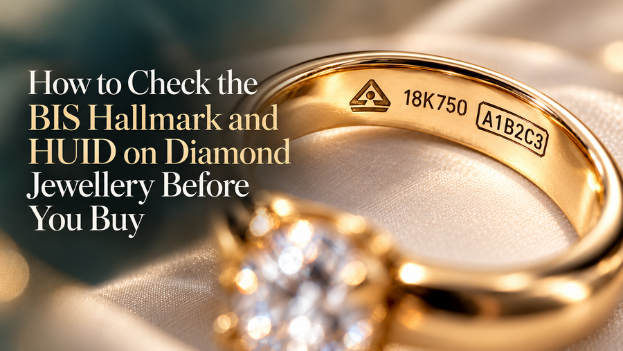 How to Check the BIS Hallmark and HUID on Diamond Jewellery Before You Buy