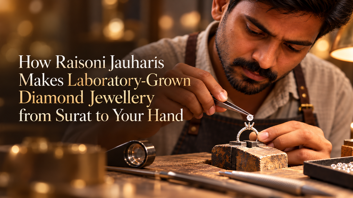 How Raisoni Jauharis Makes Laboratory-Grown Diamond Jewellery from Surat to Your Hand