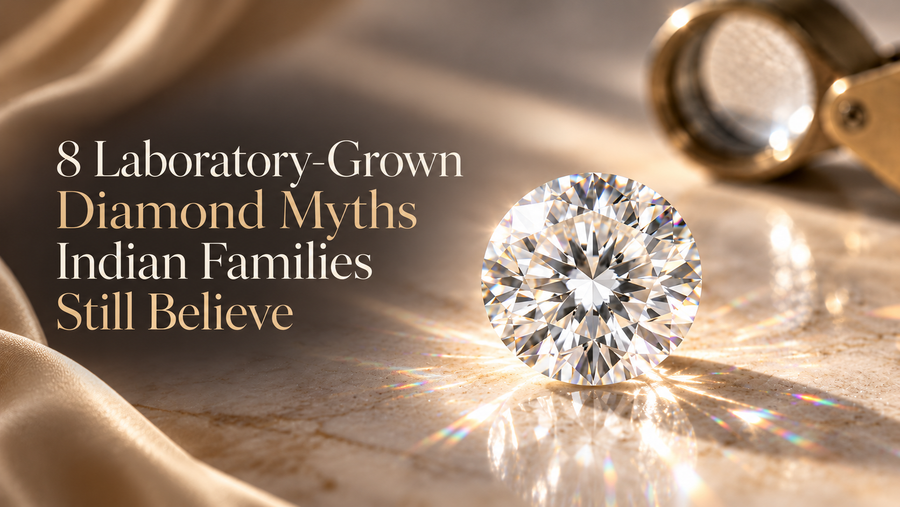 8 Laboratory-Grown Diamond Myths Indian Families Still Believe
