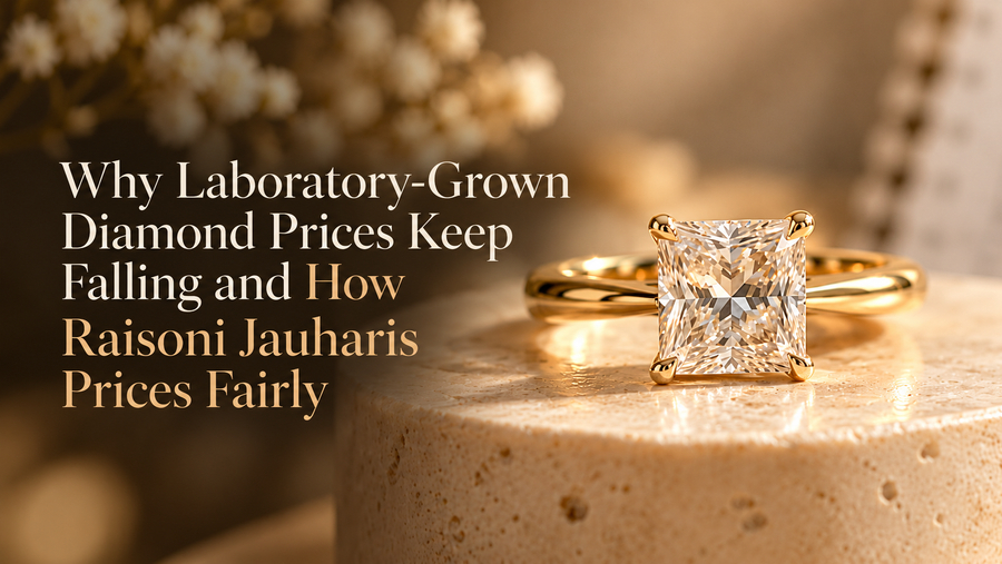Why Laboratory-Grown Diamond Prices Keep Falling and How Raisoni Jauharis Prices Fairly