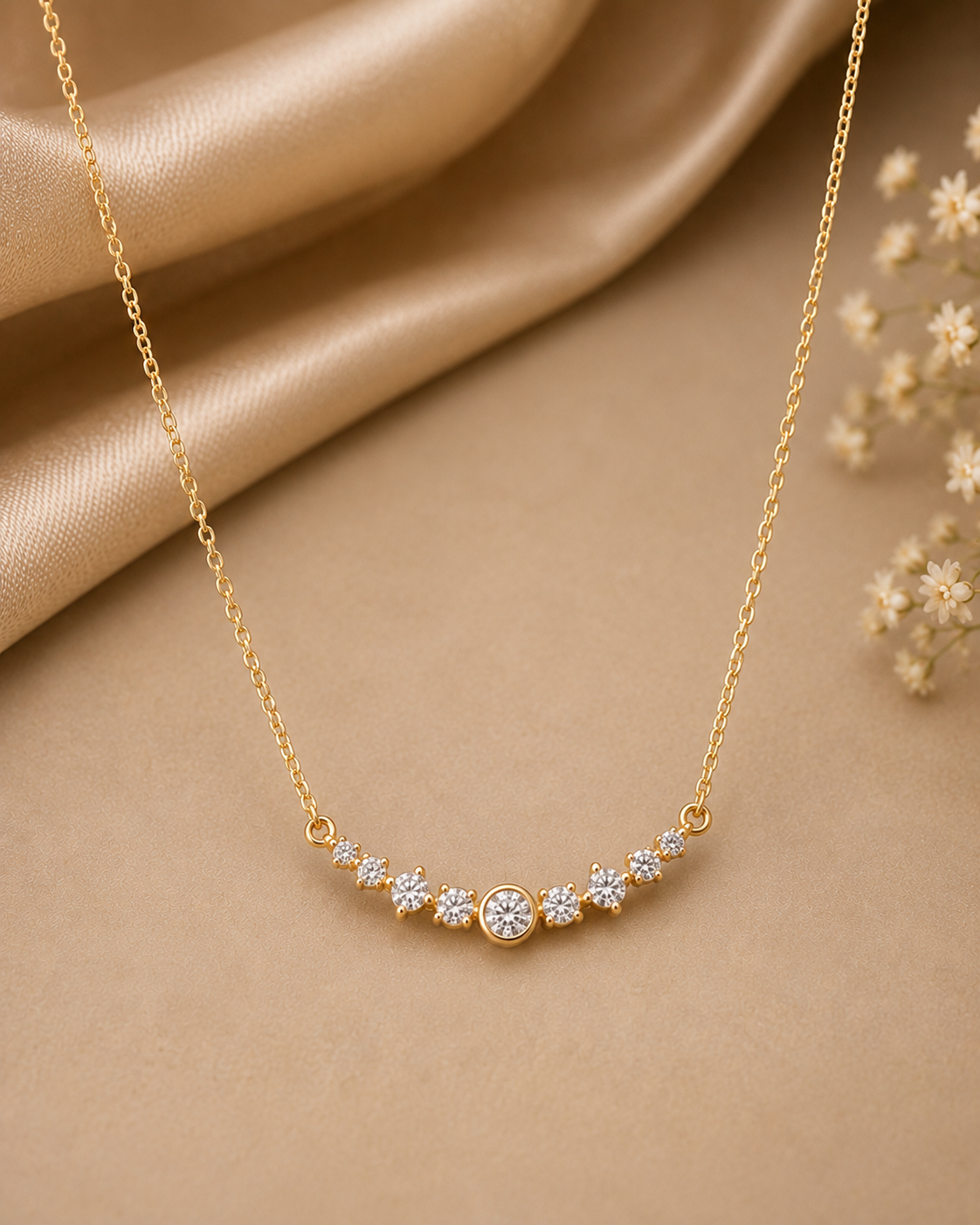 Minimal Diamond Necklaces