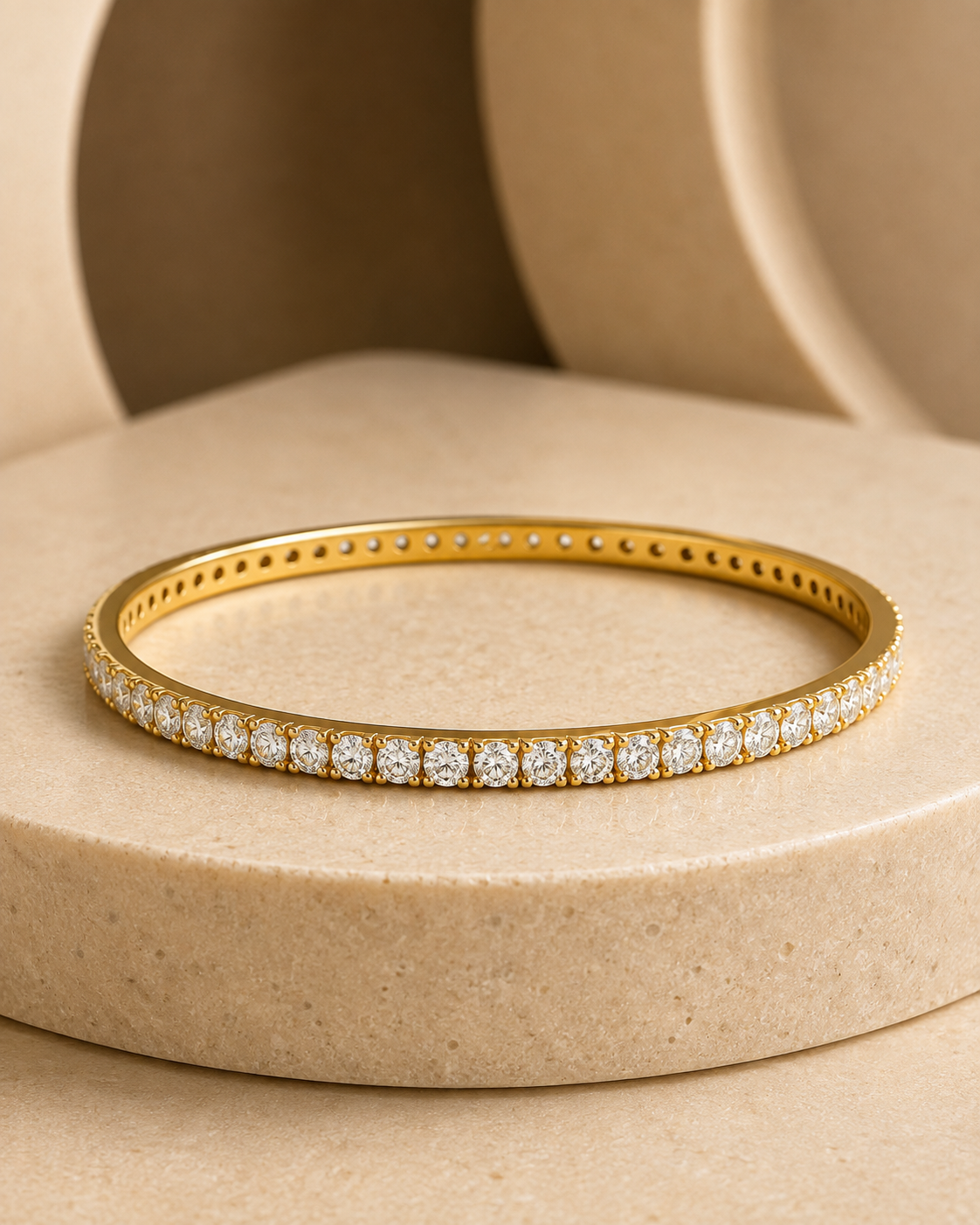 Classic Diamond Bangles